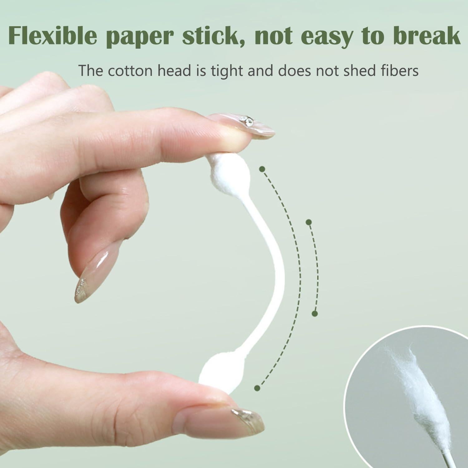 Hisopos de Algodón de Seguridad MRCMUCEZ 216 Piezas para Bebés