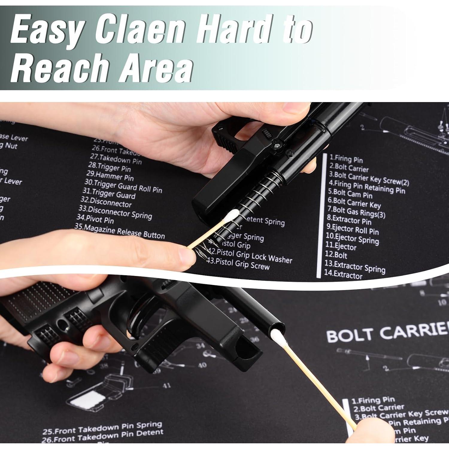 Bastones de Limpieza de Armas BOOSTEADY 15.24 cm Algodón