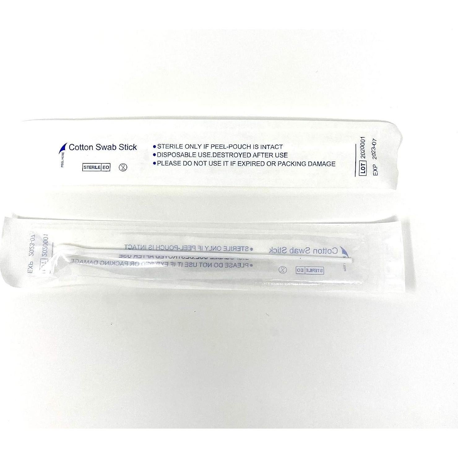 Aplicador de Algodón Estéril P&P Medical 100 Unidades