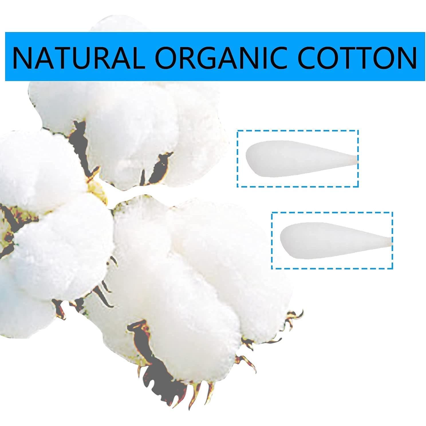 Hisopos de Algodón Grande 200pcs para Mascotas y Limpieza