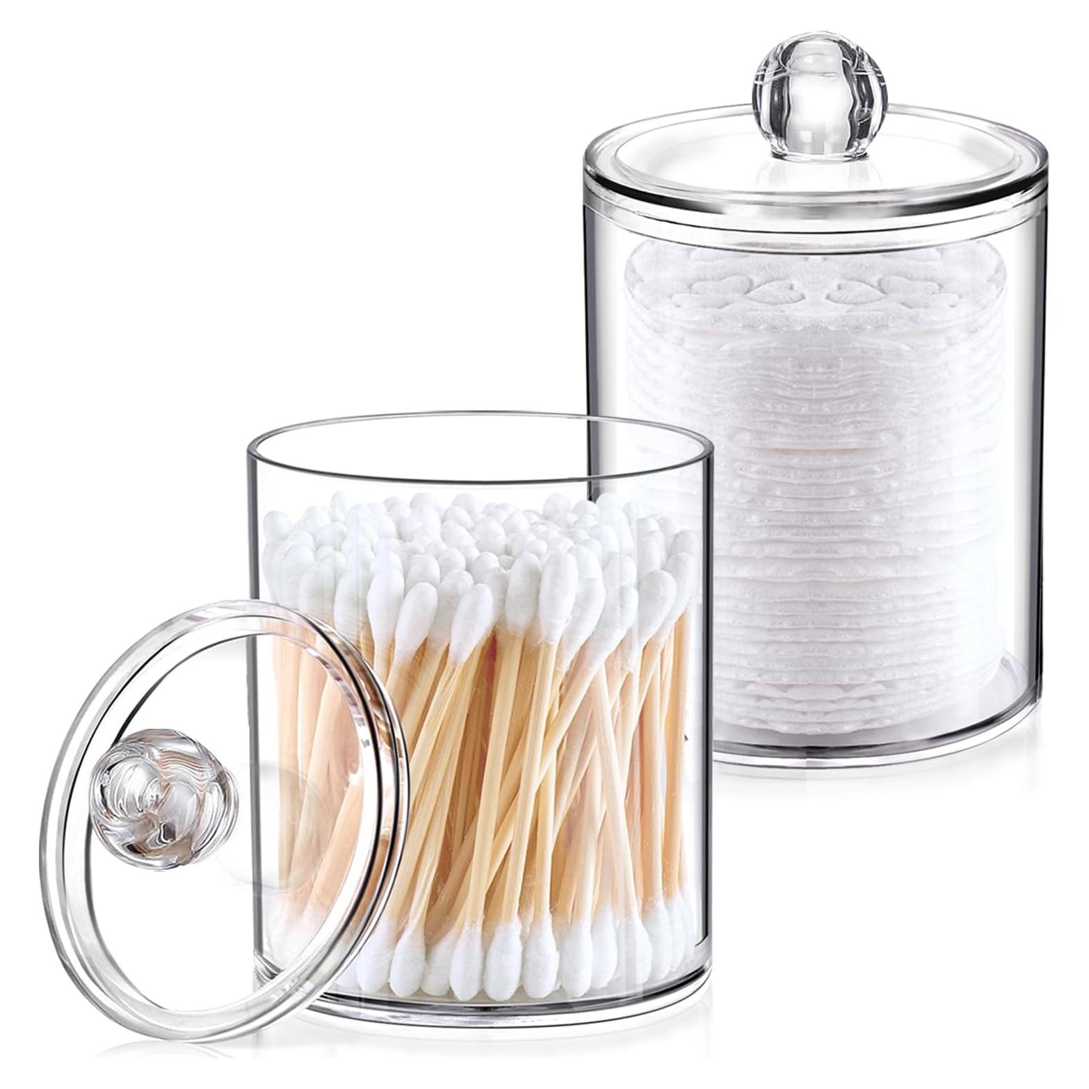 Soporte para Qtip 2 Pack XIPENGKEJI 10 y 12 oz Transparente