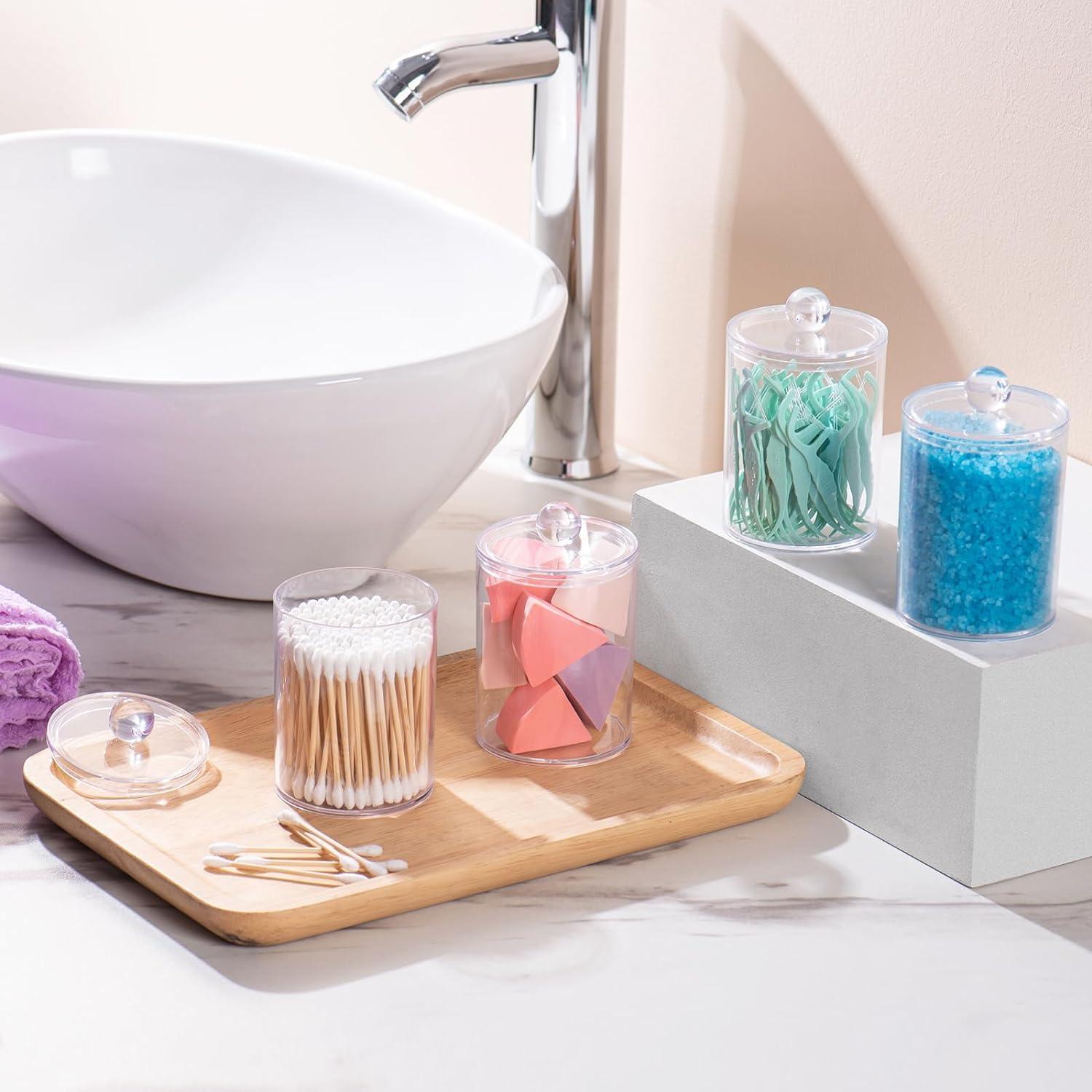 Soporte para Qtip 2 Pack XIPENGKEJI 10 y 12 oz Transparente