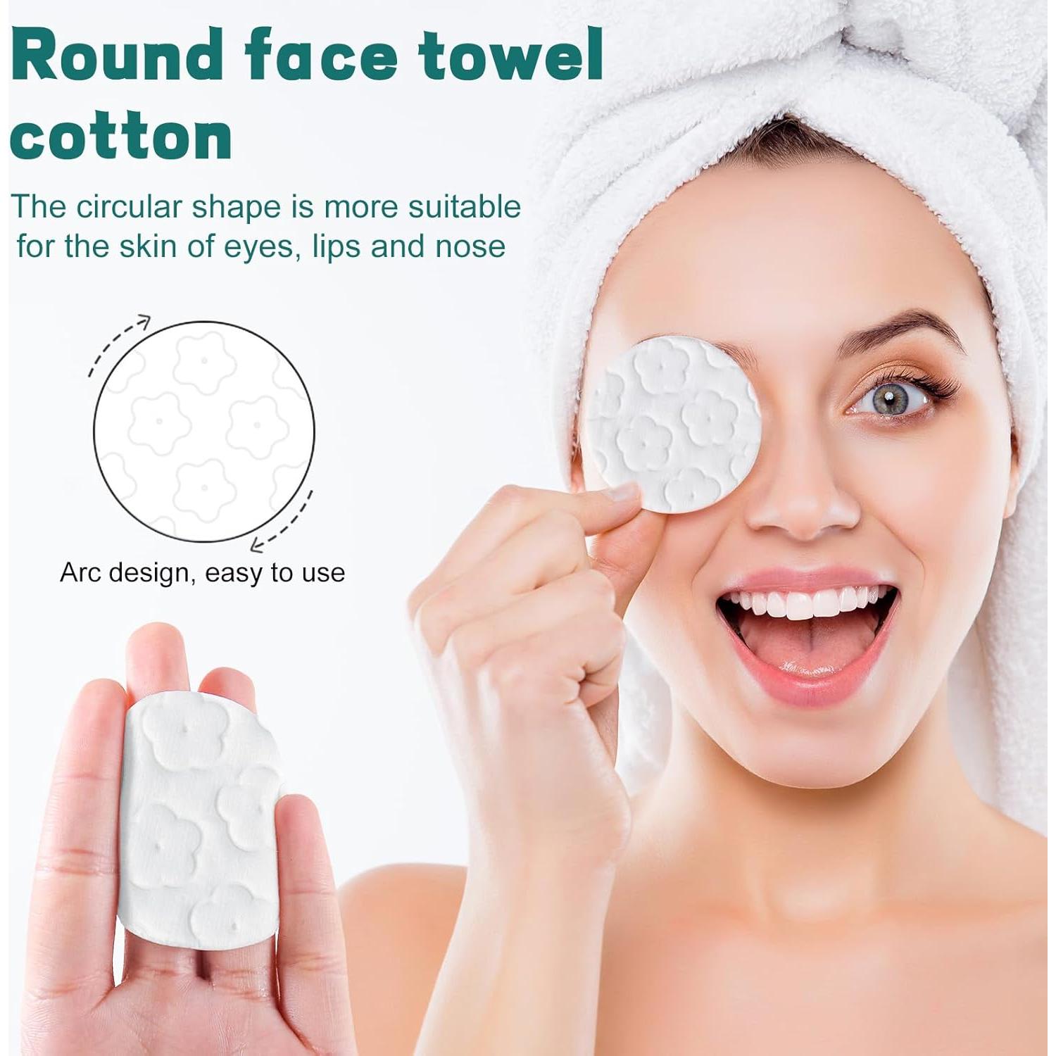 Rondas de Algodón Premium BODFPPC 300 Unidades Hipoalergénicas