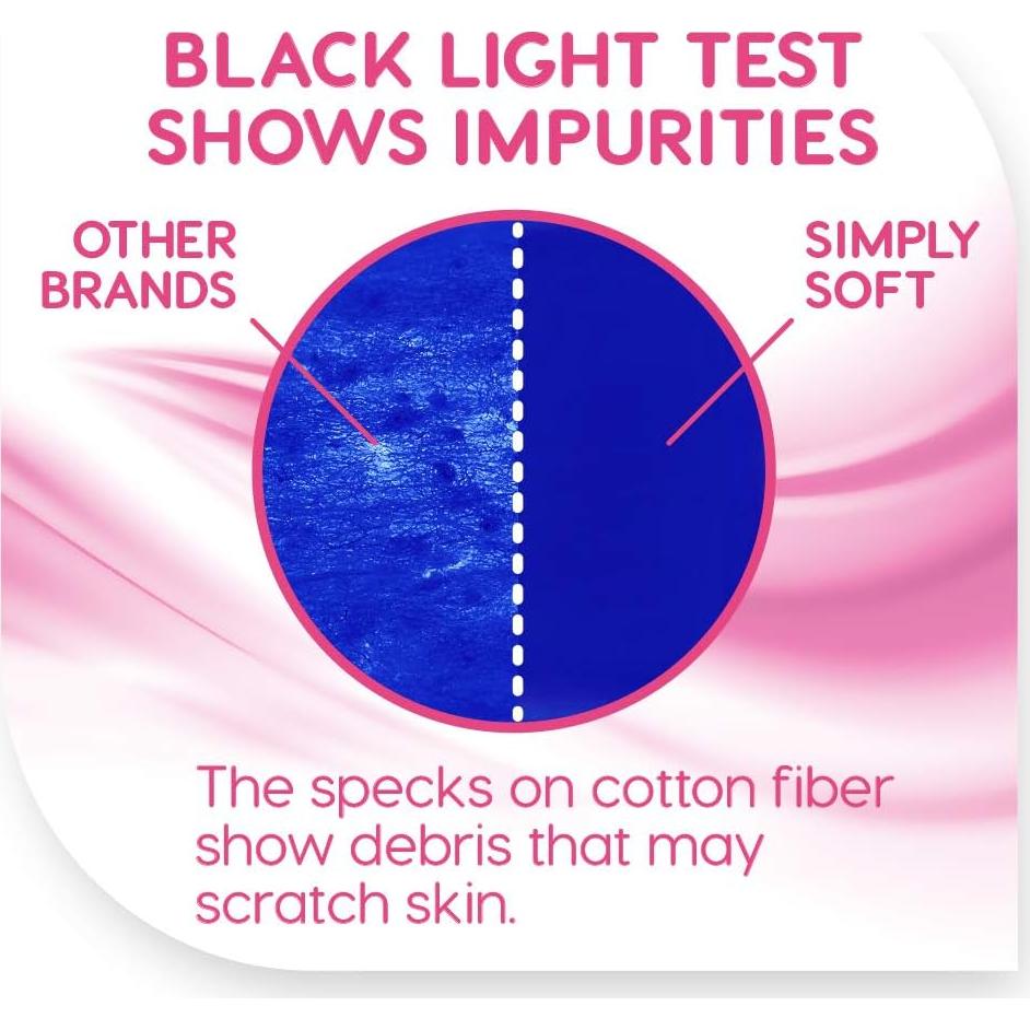 Bolas de Algodón Simply Soft 600 Unidades 100% Puro