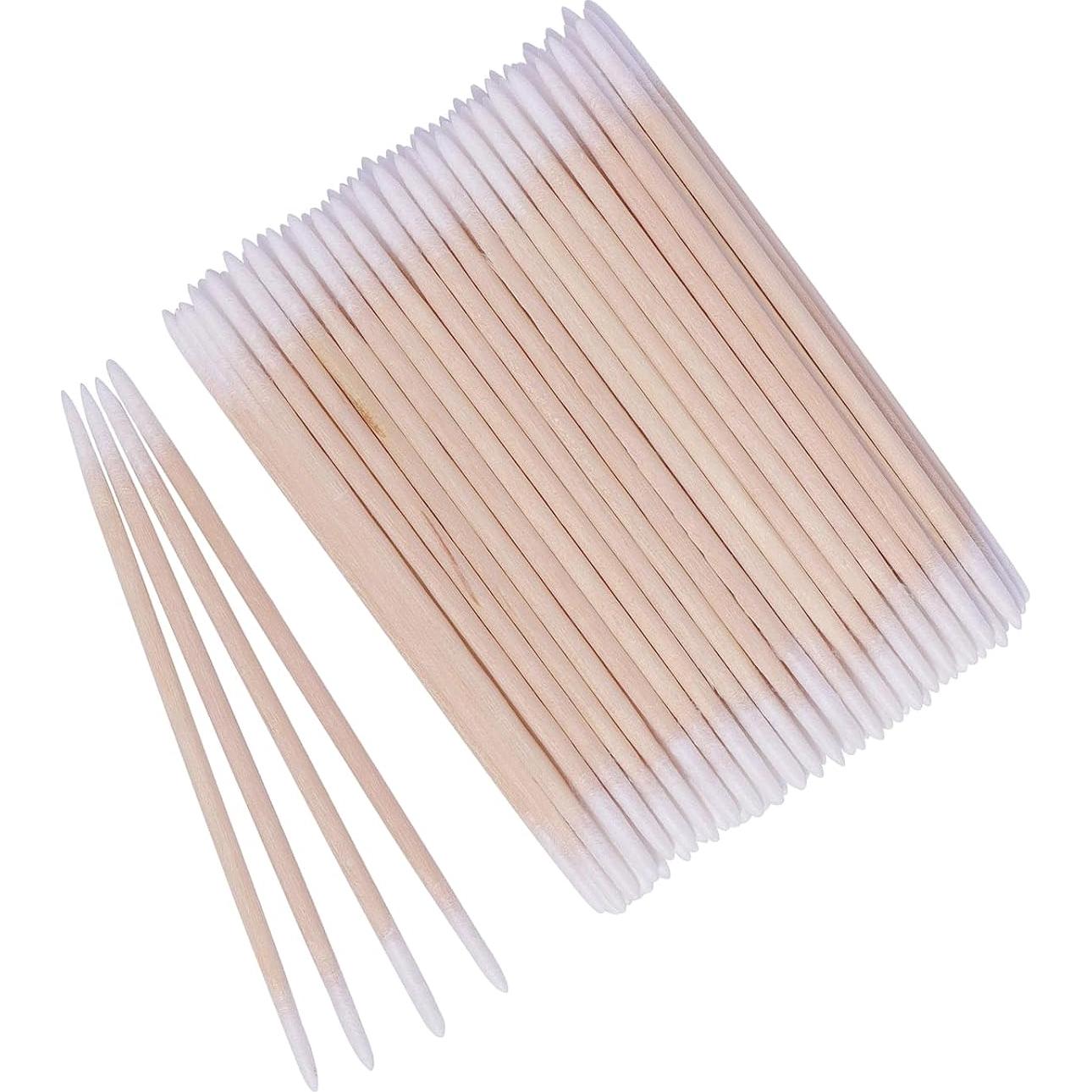 1000 Bastones de Algodón Doble Cara Qundaoily para Maquillaje