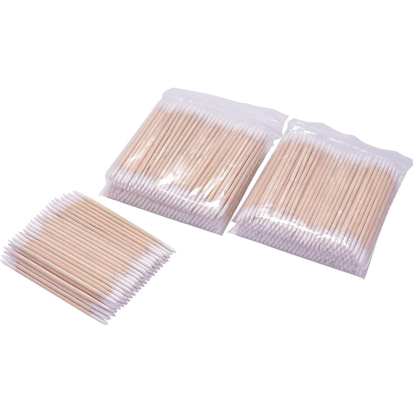 1000 Bastones de Algodón Doble Cara Qundaoily para Maquillaje