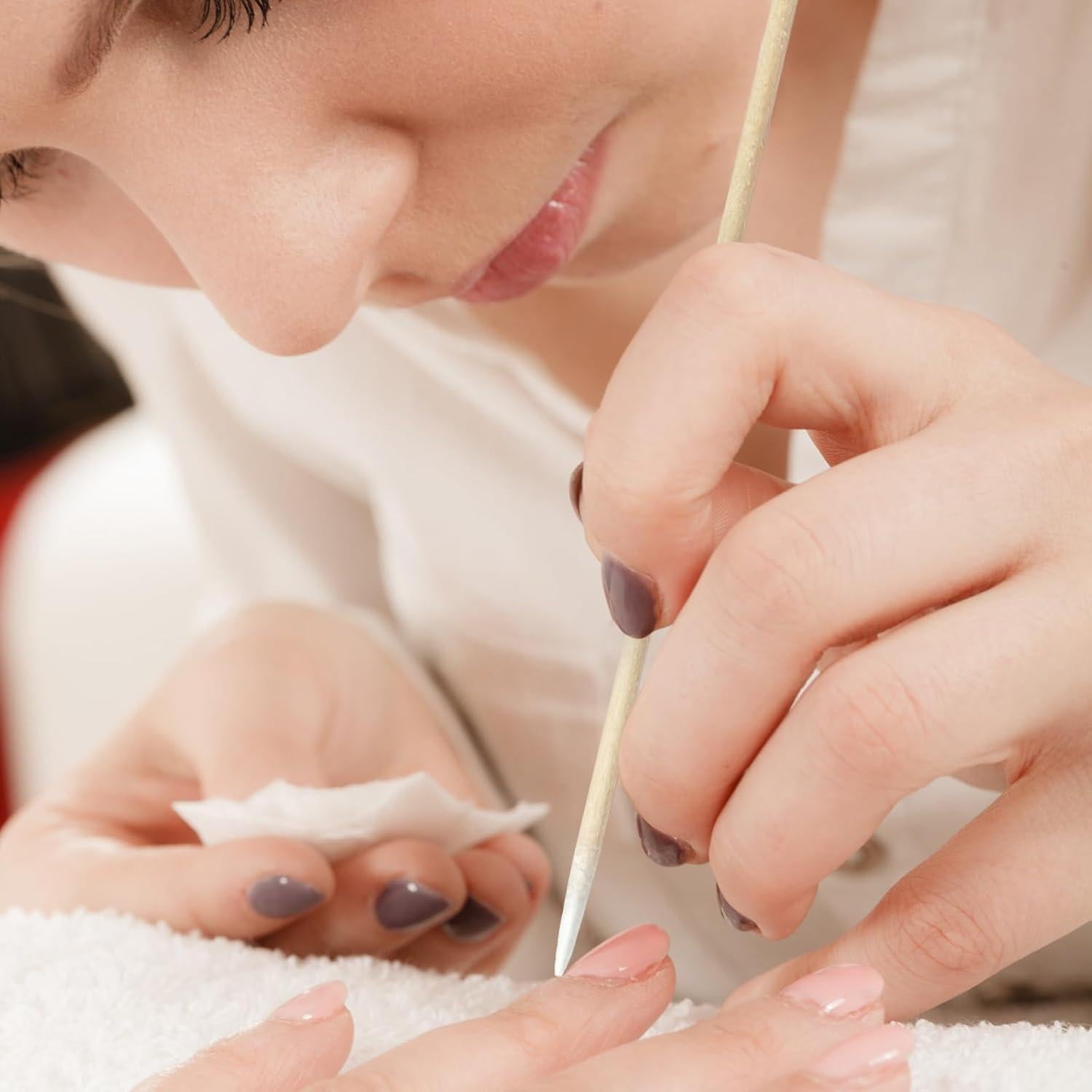 200 Bastones de Algodón de Precisión Egaageoi 10.16 cm Sin Pelusa