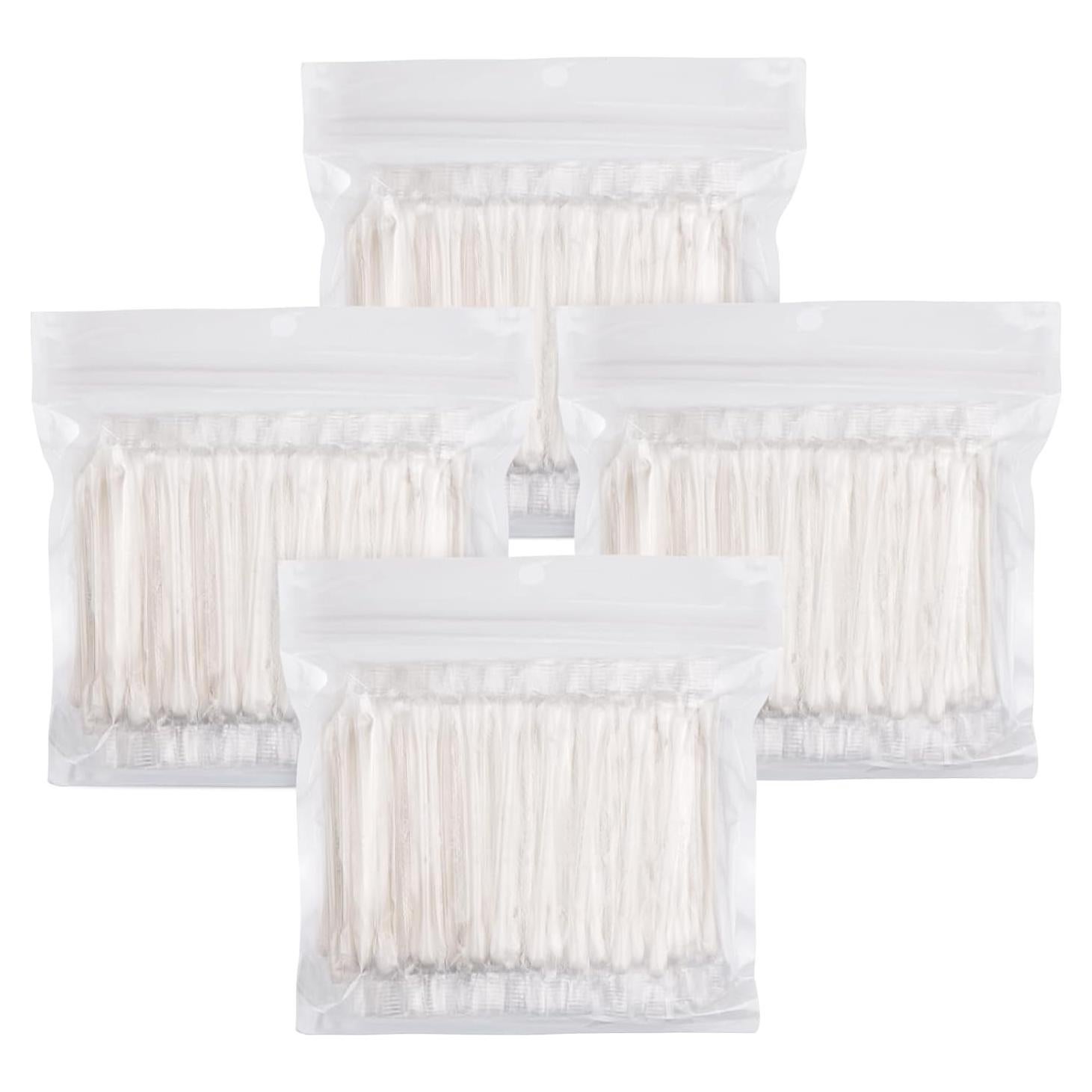 Hisopos de Algodón Doble Redondo KRIZJUES 400 Piezas