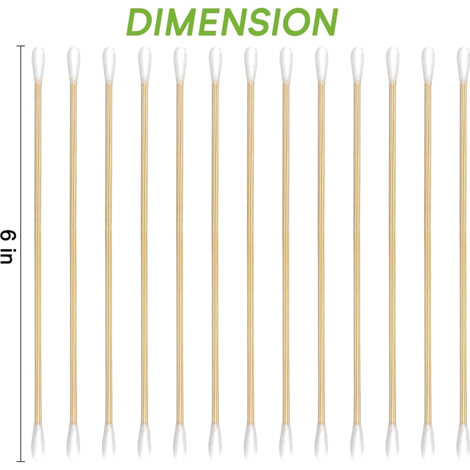Bastones de Limpieza de Armas Egaageoi 400 Pcs 15.24 cm Algodón