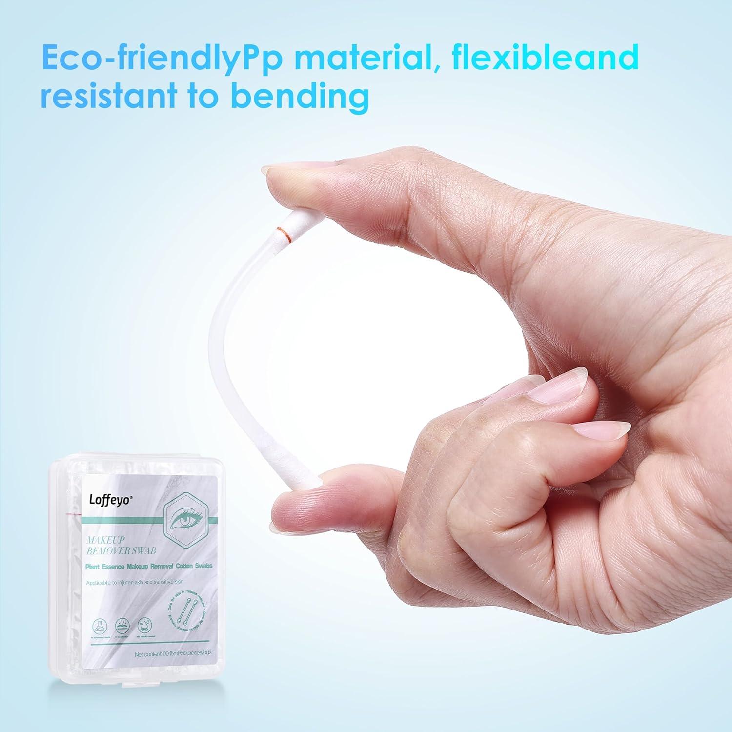 Q-tips Desmaquillantes Loffeyo 50 Unidades con Lirio Blanco