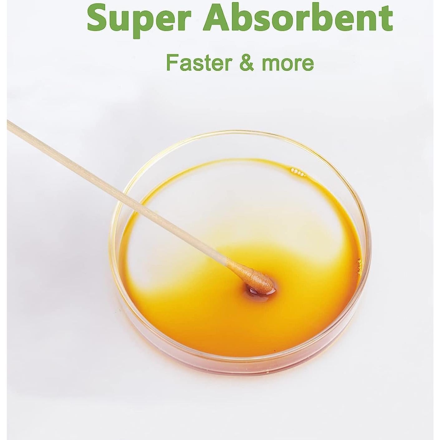 Bastones de Limpieza de Armas Garrelett 200PCS Algodón 15.24cm