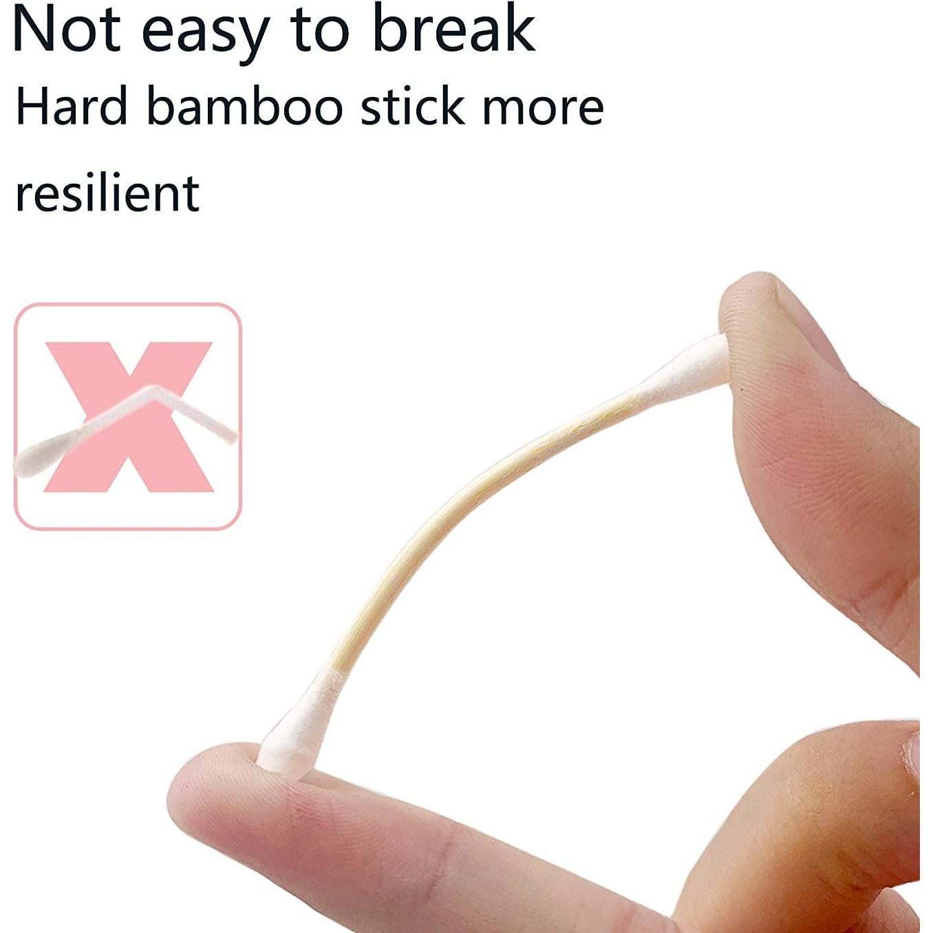 Hisopos de Algodón Natural Zhejiangkangmin 1200pcs