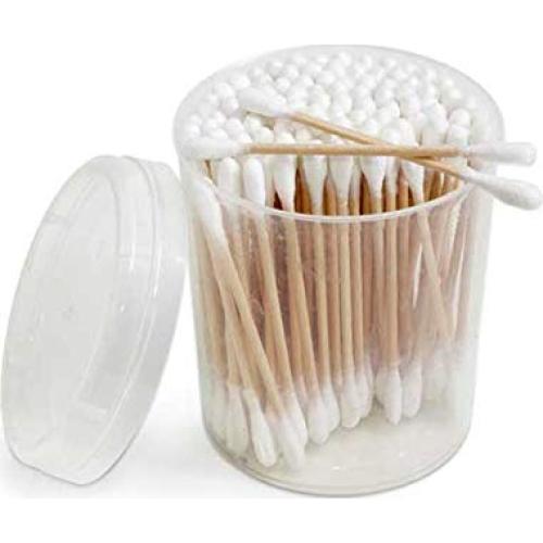 Hisopos de Algodón TravelPack - 100 Unidades con Contenedor