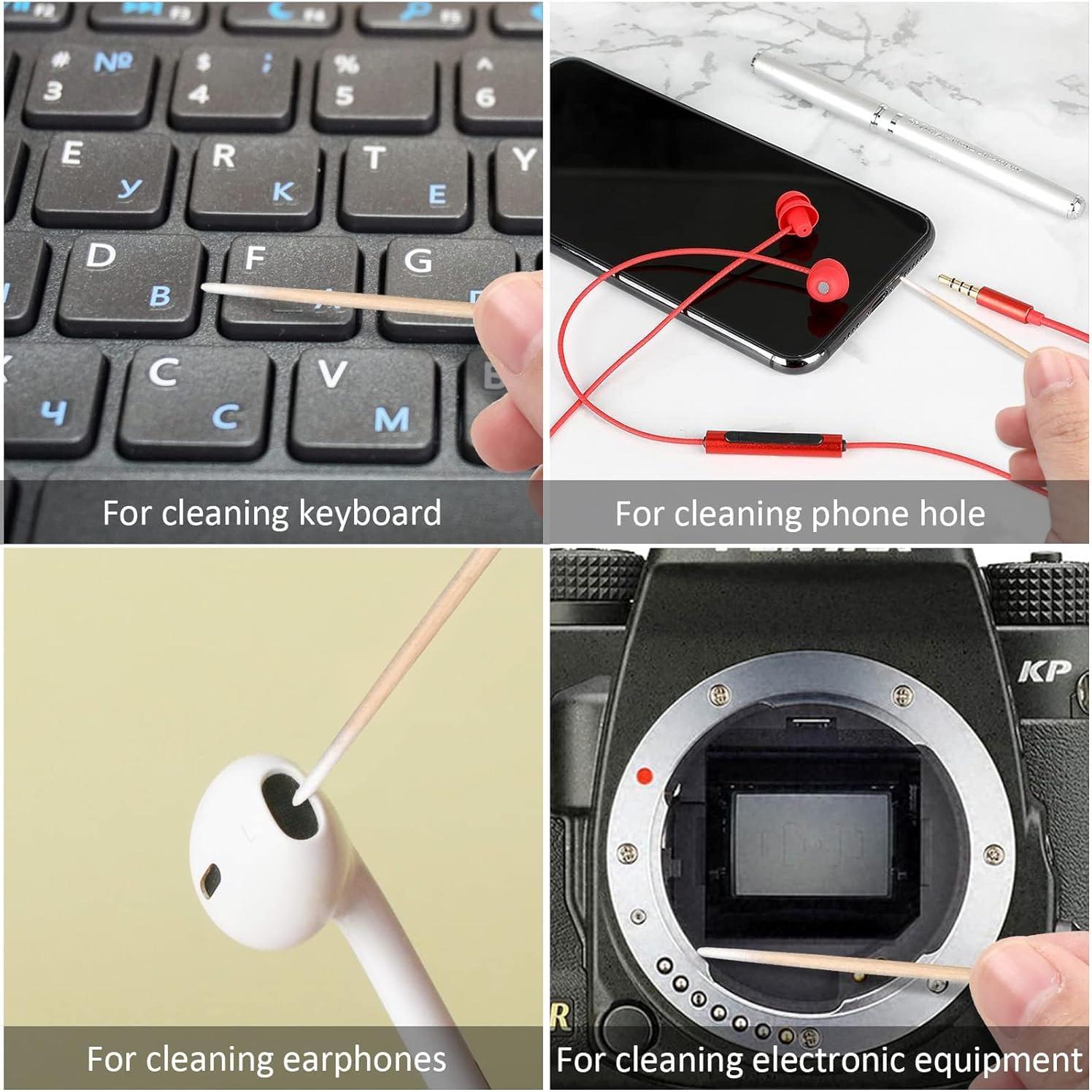 Bastoncillos de Algodón Kissxiaoya 1200pcs Punta Doble