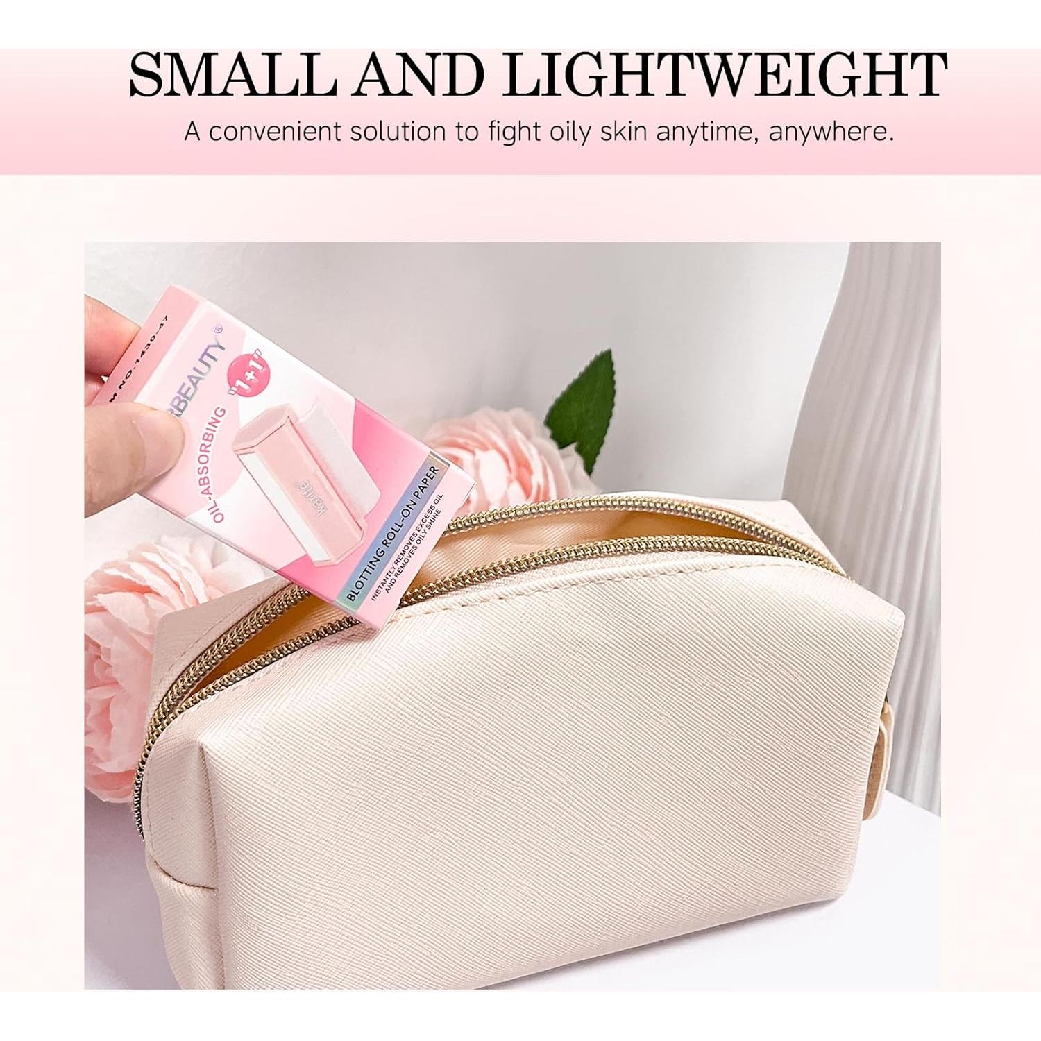 Hojas Absorbentes de Aceite JOSURBEAUTY 5M Rosa - Control Grasa