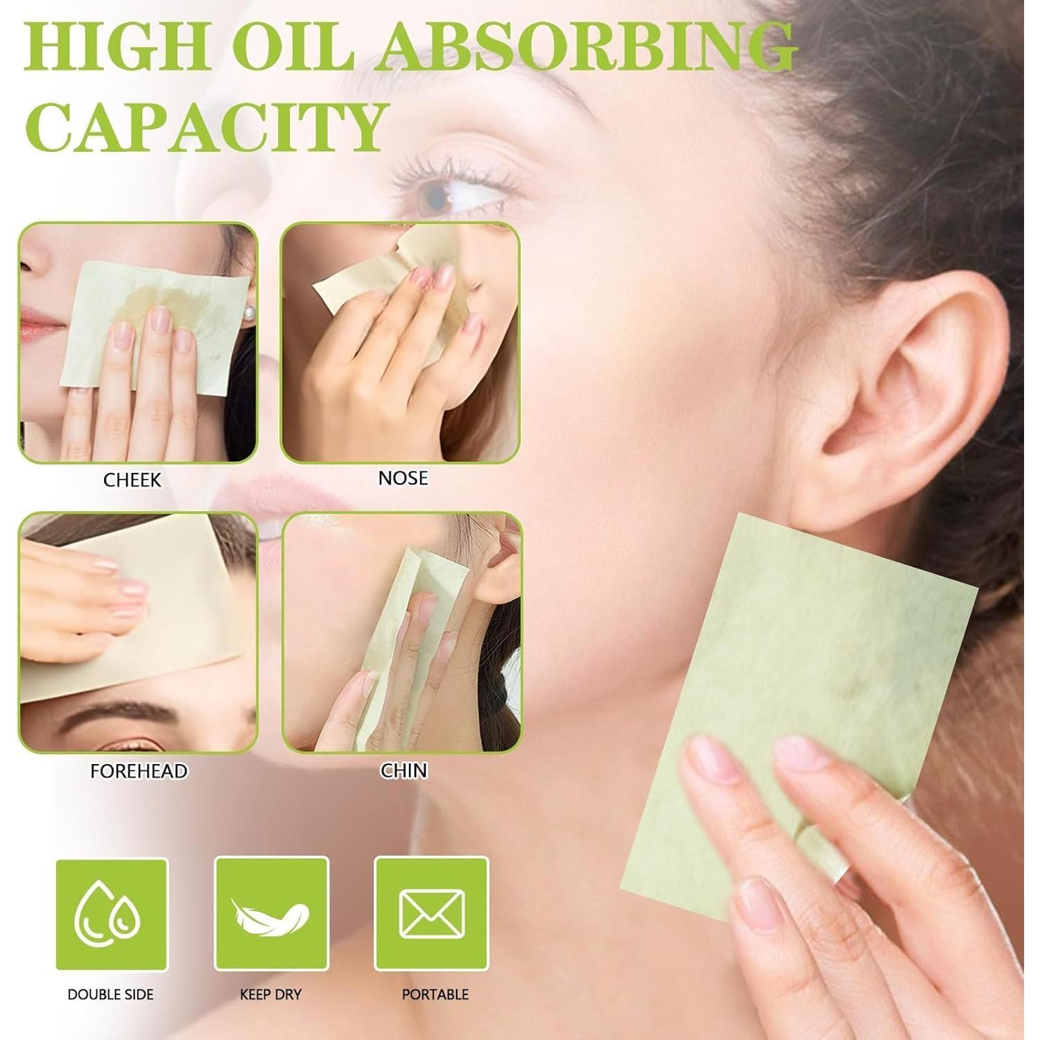 700 Hojas Absorbentes de Aceite DIAEMI para Piel Grasa