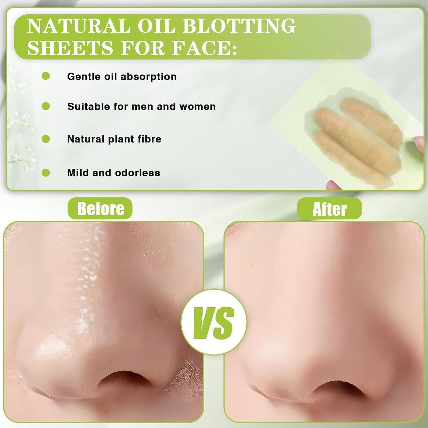 700 Hojas Absorbentes de Aceite DIAEMI para Piel Grasa