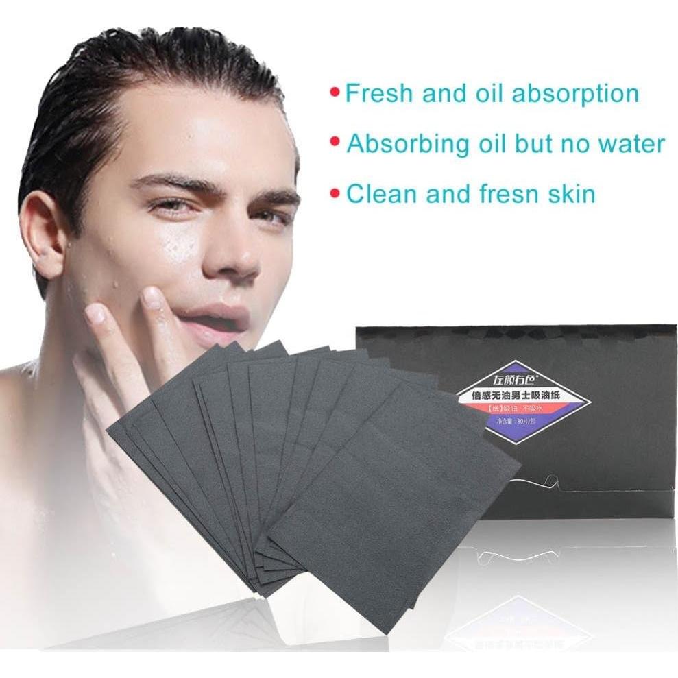 Papel Absorbente de Aceite Yeegfey 80 Pcs Carbón