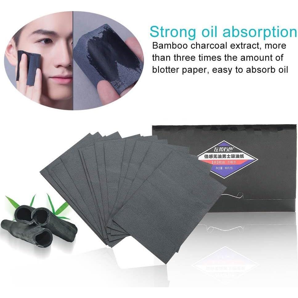 Papel Absorbente de Aceite Yeegfey 80 Pcs Carbón