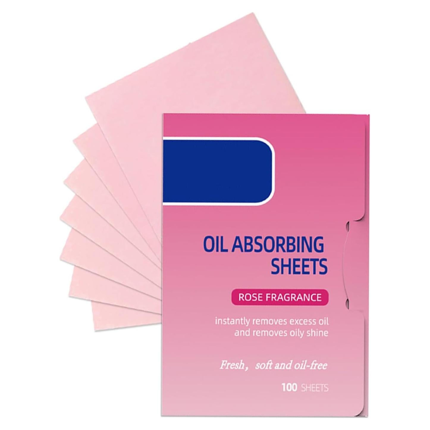 Hojas Absorbentes de Aceite Aaiffey Rosa 50 Hojas Piel Grasa