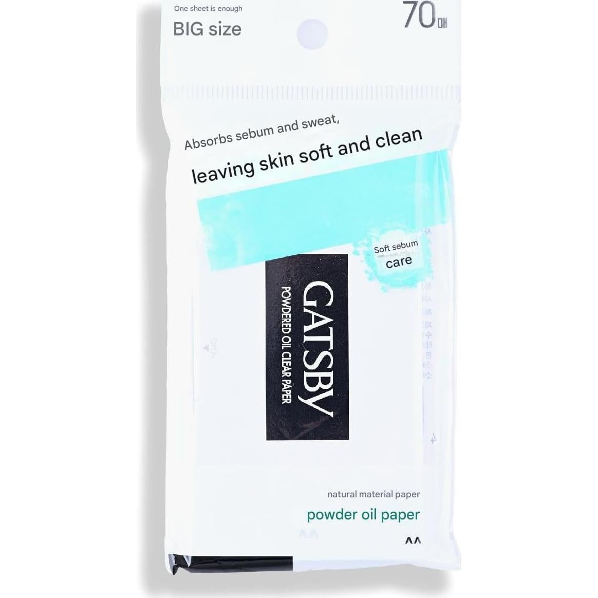 Hojas Absorbentes de Aceite GATS-BY - 70 Hojas x 5 Paquetes