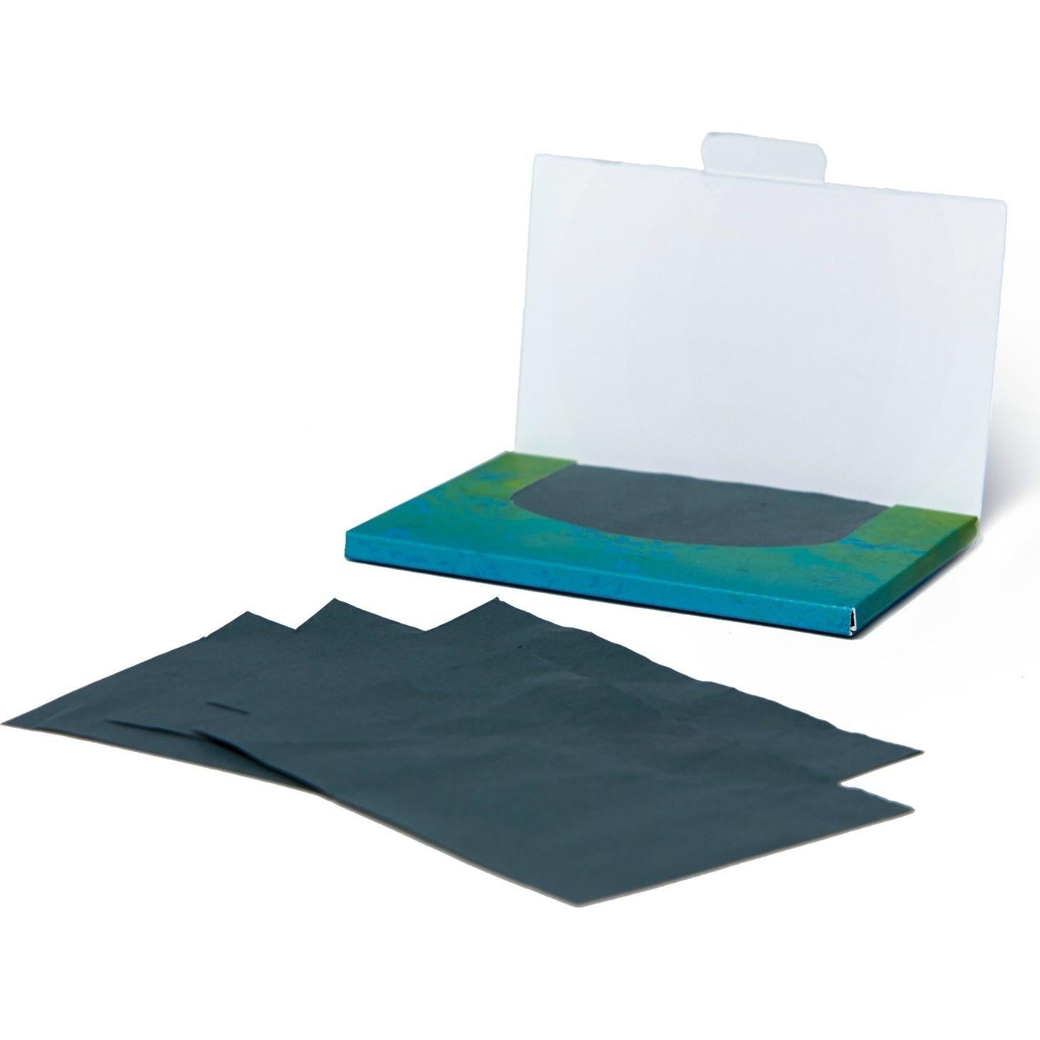 Hojas Absorbentes de Aceite Bella Jade - 200 Pañuelos Carbón