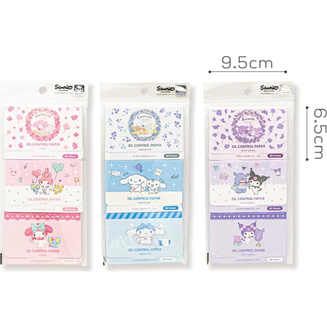 Papel Absorbente de Aceite My Melody 150 Hojas - Estuche Portátil