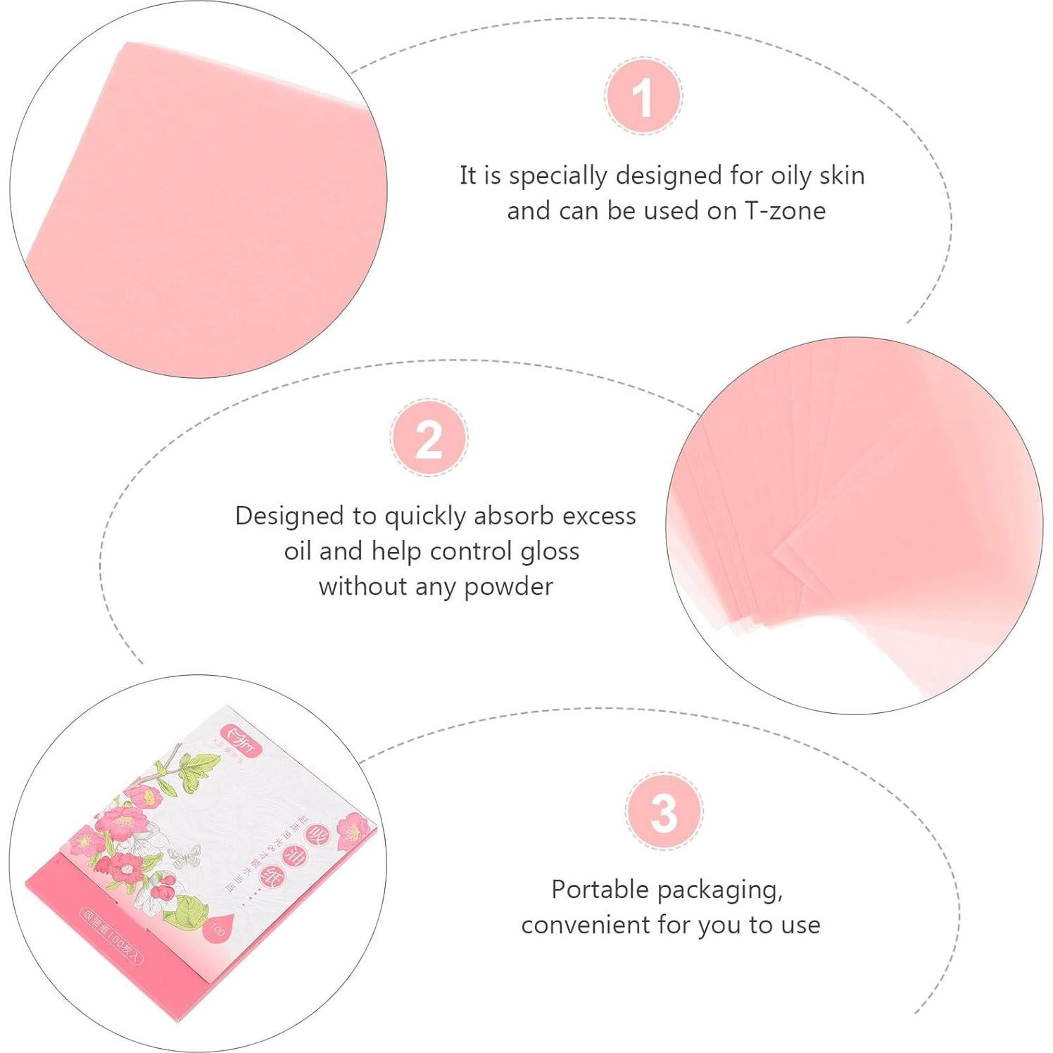 Hojas Absorbentes de Aceite Facial BESTOYARD - 2000 Unidades