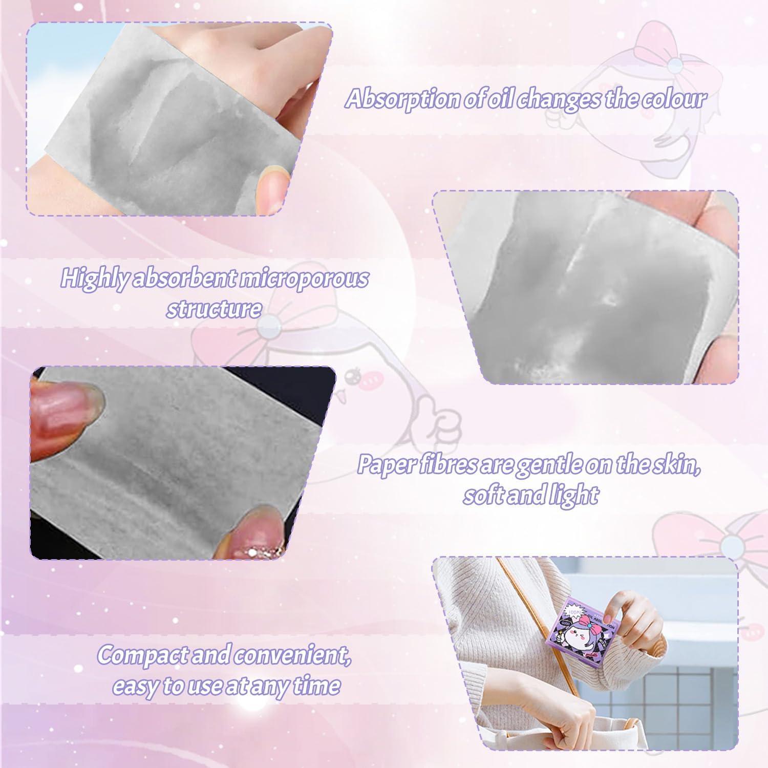 Papel Absorbente de Aceite BOROLA 100 Hojas con Espejo