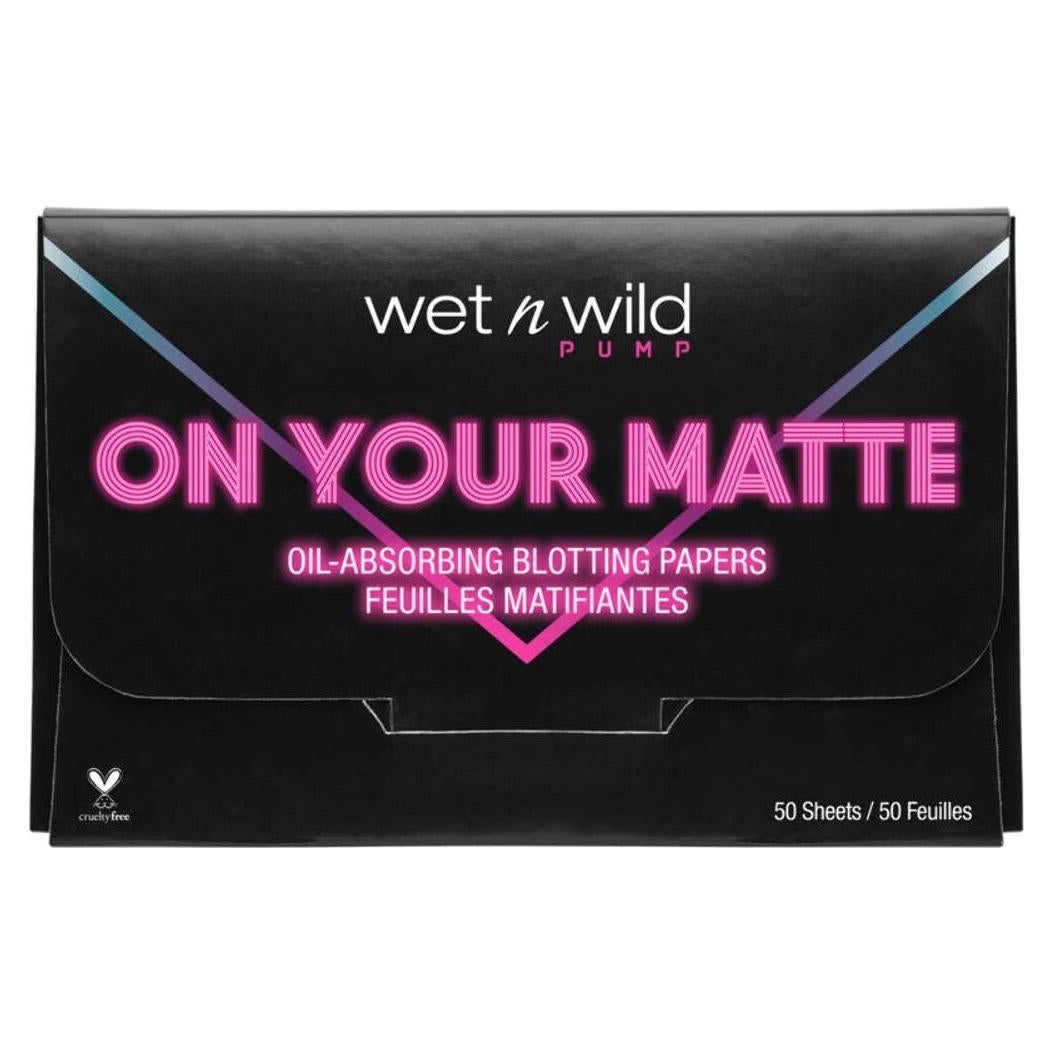 Papeles Absorbentes Mate Wet n Wild 50 Hojas 15.5x7 cm
