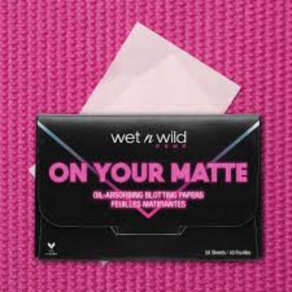 Papeles Absorbentes Mate Wet n Wild 50 Hojas 15.5x7 cm
