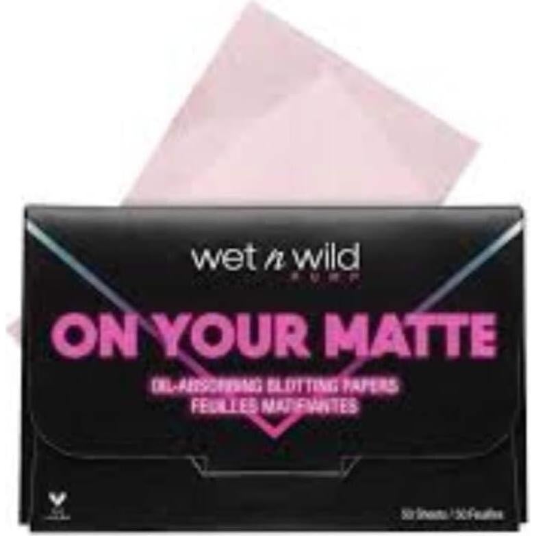 Papeles Absorbentes Mate Wet n Wild 50 Hojas 15.5x7 cm