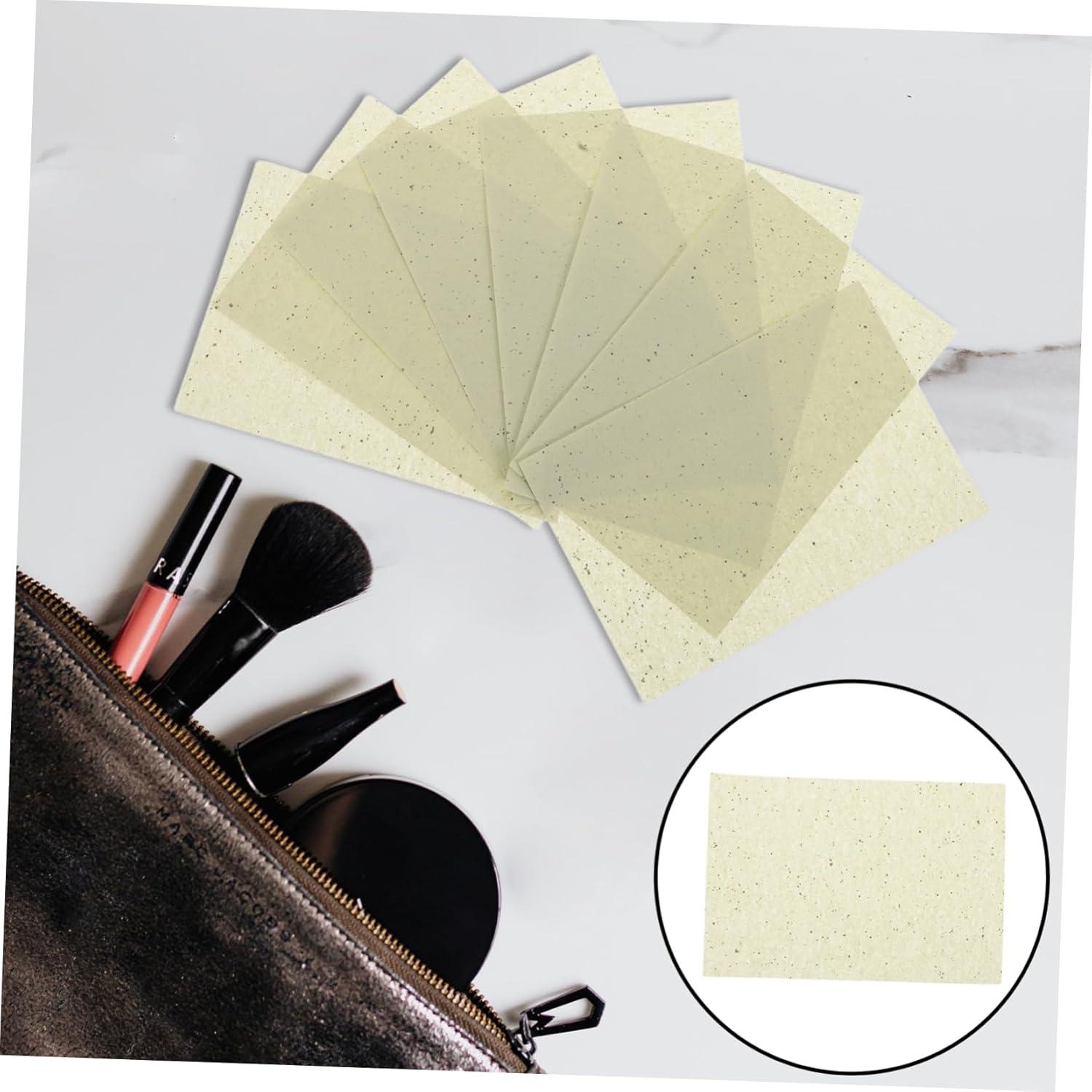 100 Hojas Absorbentes de Aceite Facial TOVINANNA Verde