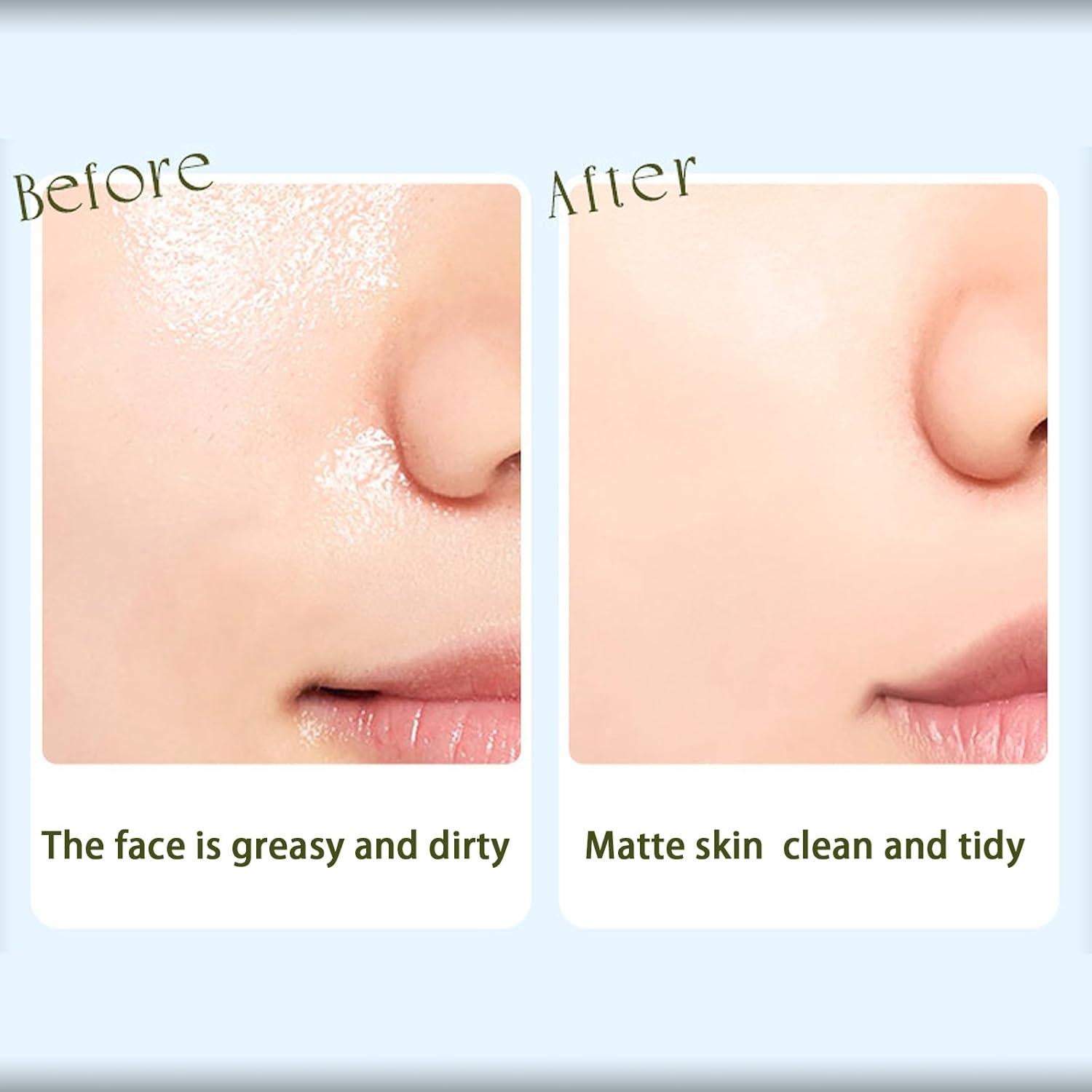 Conjunto Papel Absorbente de Aceite Knchy 100 Hojas Lavanda