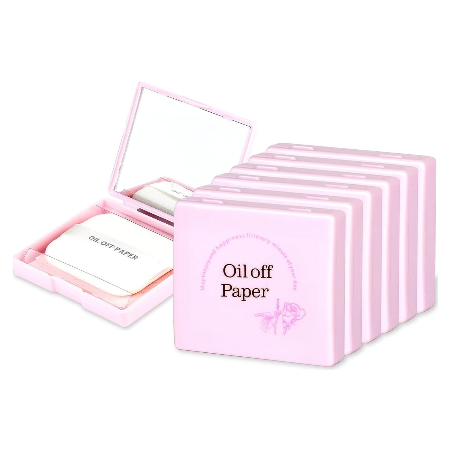 Hojas Absorbentes de Aceite Facial Bolihealth - 480 Pcs Rosa