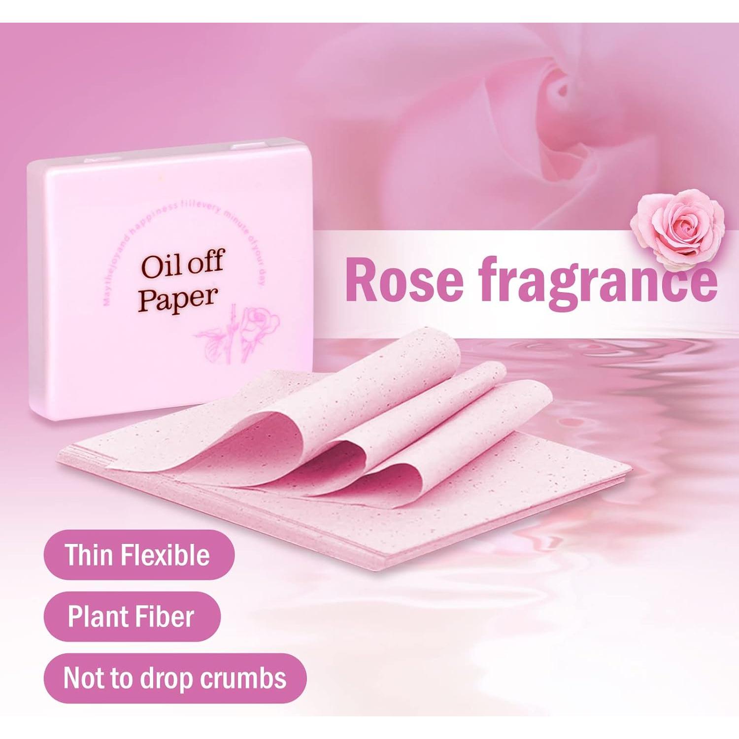 Hojas Absorbentes de Aceite Facial Bolihealth - 480 Pcs Rosa