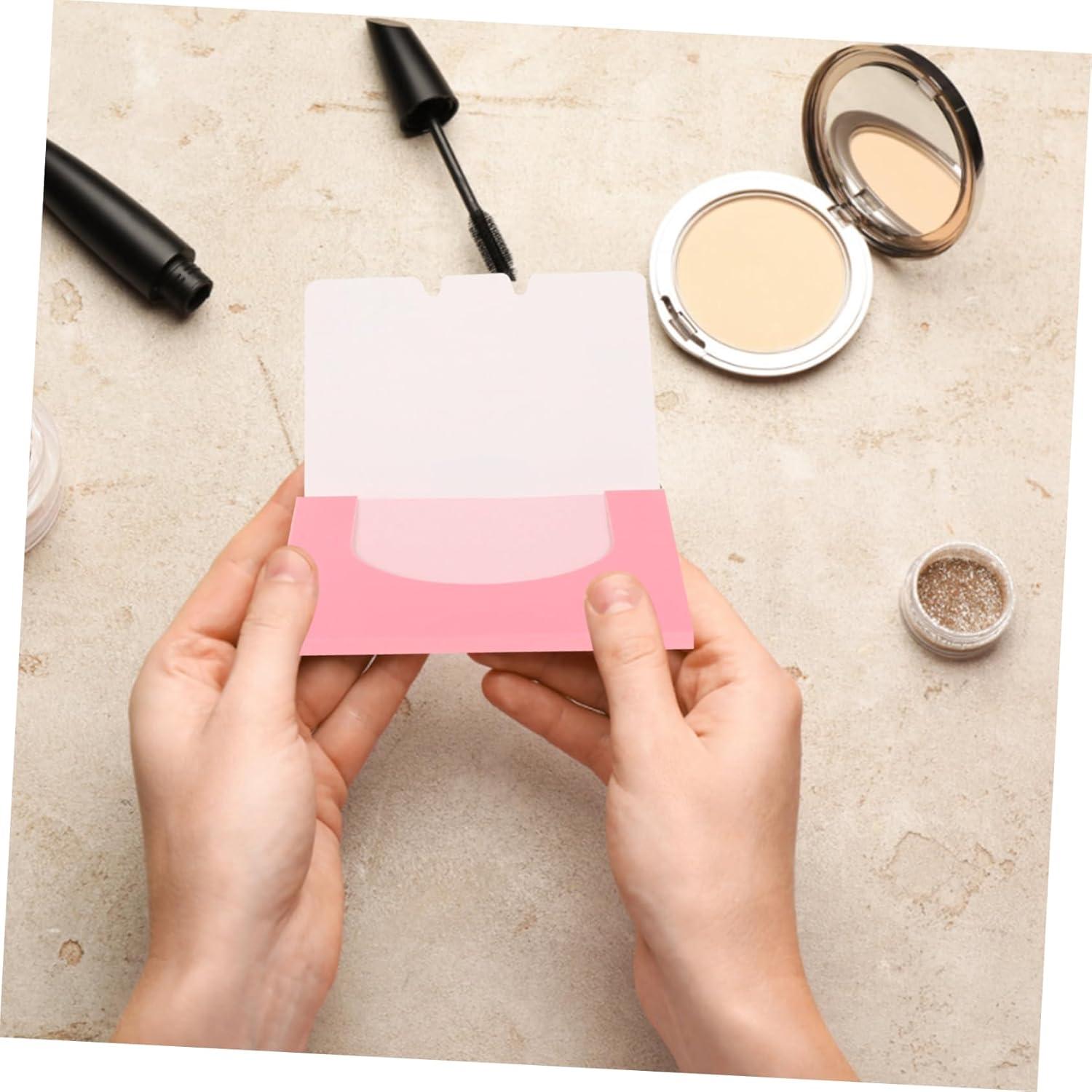 Papel Absorbente de Aceite Rosa Balacoo - 100 Piezas para Piel Grasa