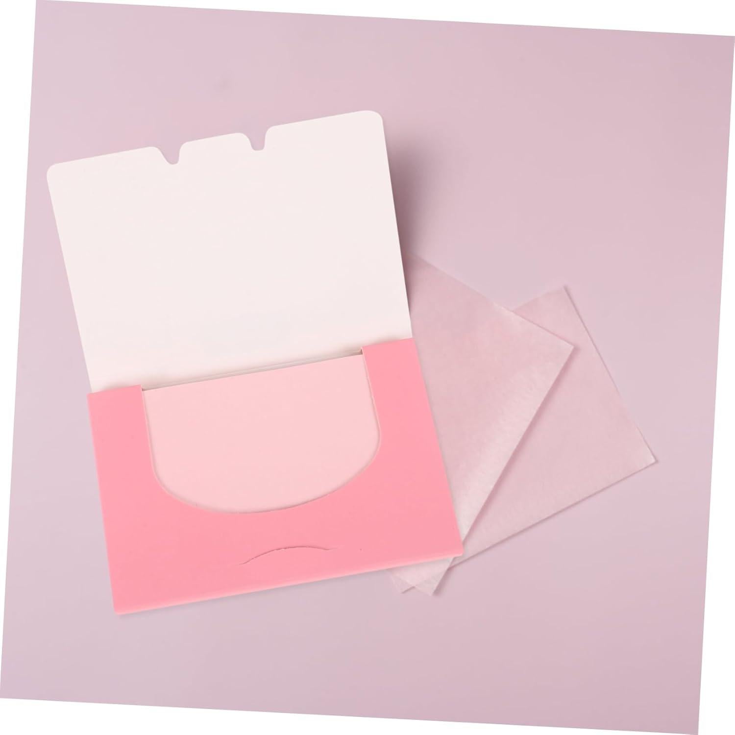 Papel Absorbente de Aceite Rosa Balacoo - 100 Piezas para Piel Grasa