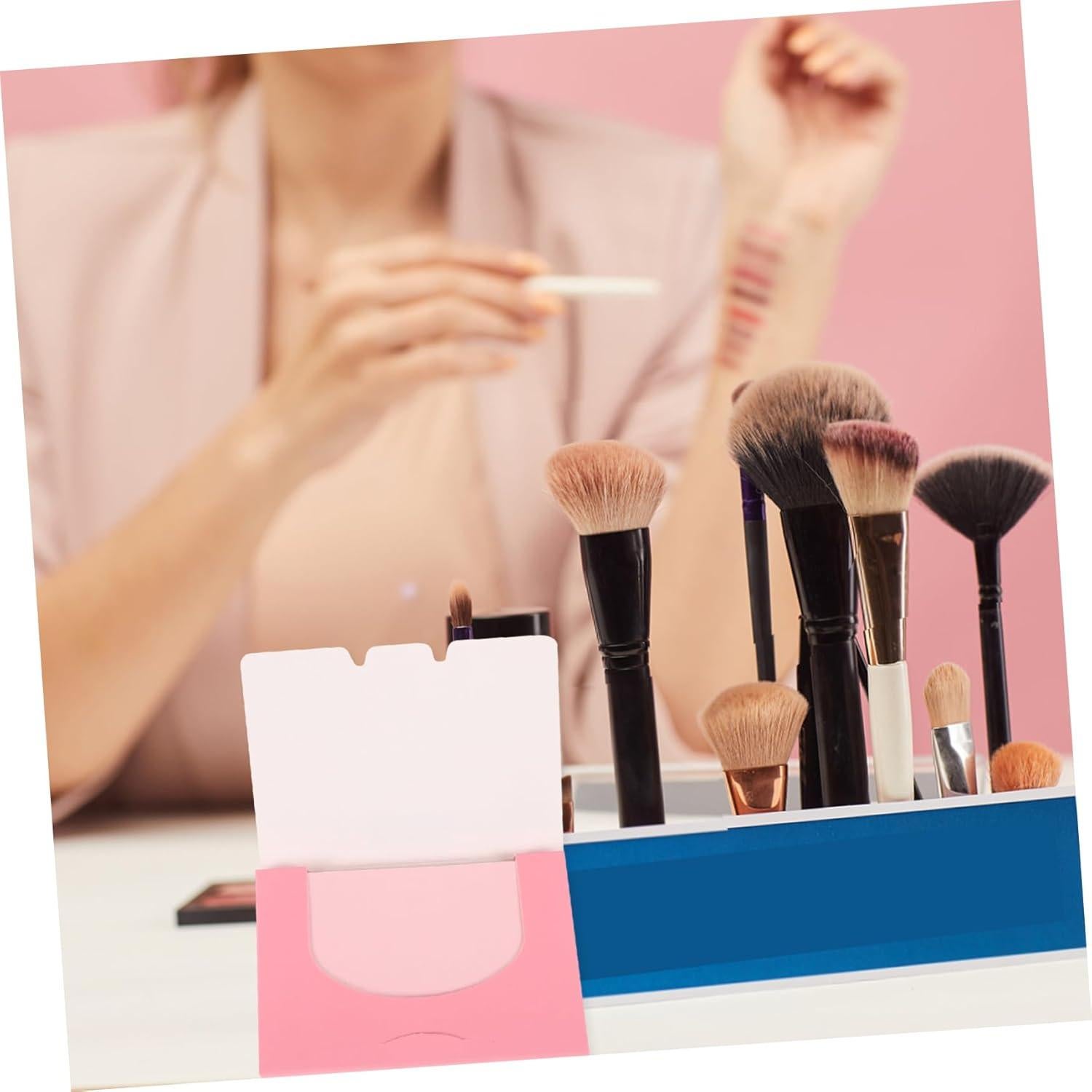 Papel Absorbente de Aceite Rosa Balacoo - 100 Piezas para Piel Grasa