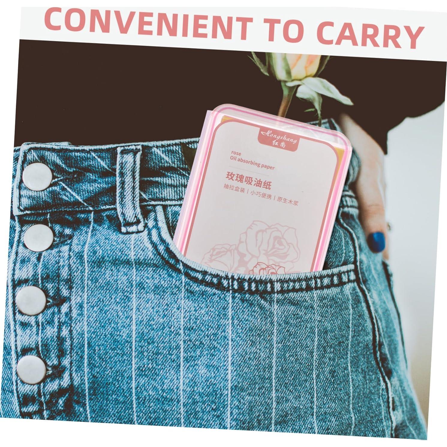 FRCOLOR 300 Hojas Absorbentes de Aceite Facial para Piel Grasa