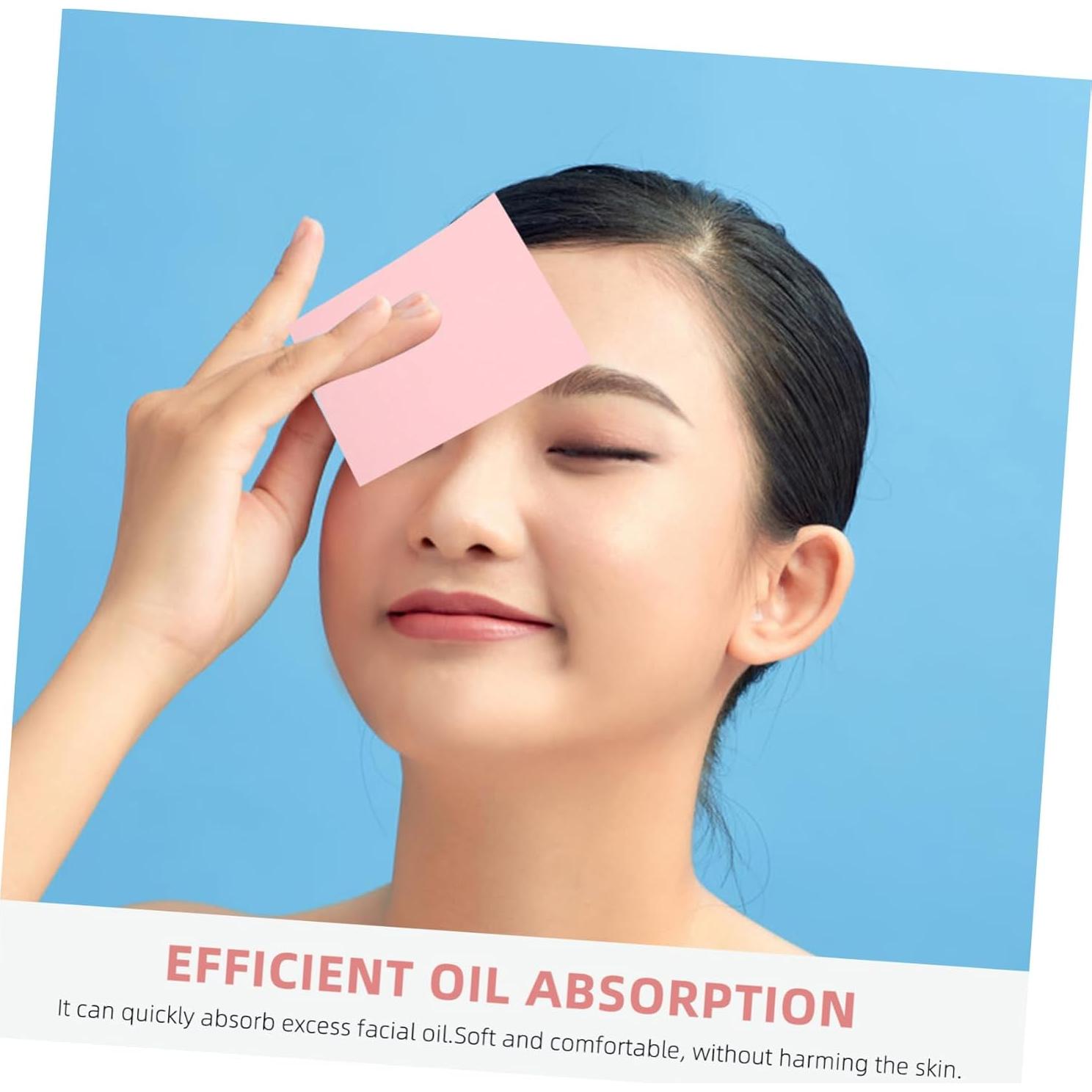 FRCOLOR 300 Hojas Absorbentes de Aceite Facial para Piel Grasa