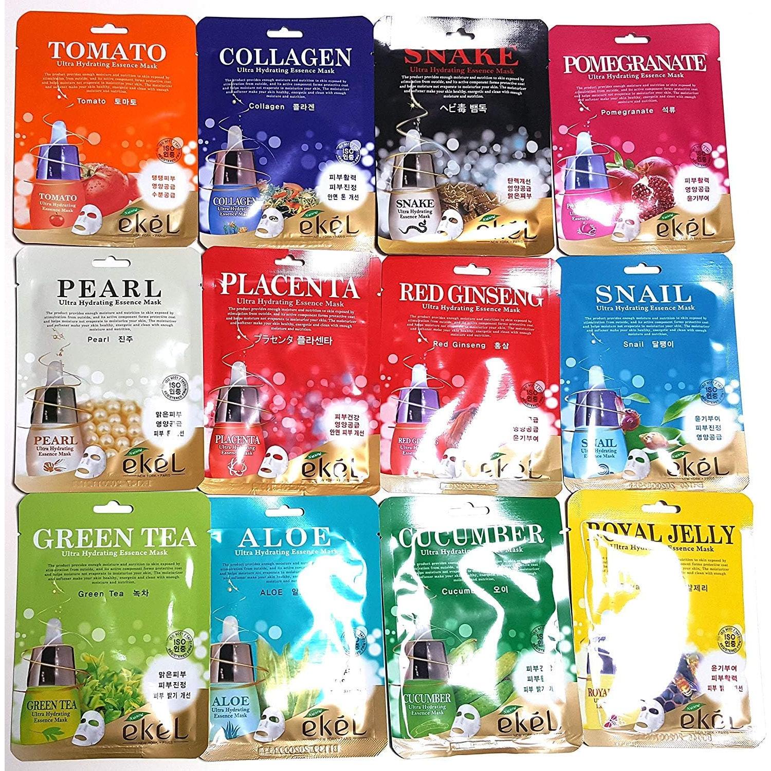 Máscara Facial Hidratante Hoja NEWTOKI 13 Hojas Coreana