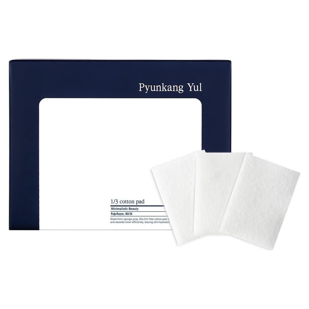 Discos de Algodón Pyunkang Yul 1/3 - 320 Piezas Sin Pelusa