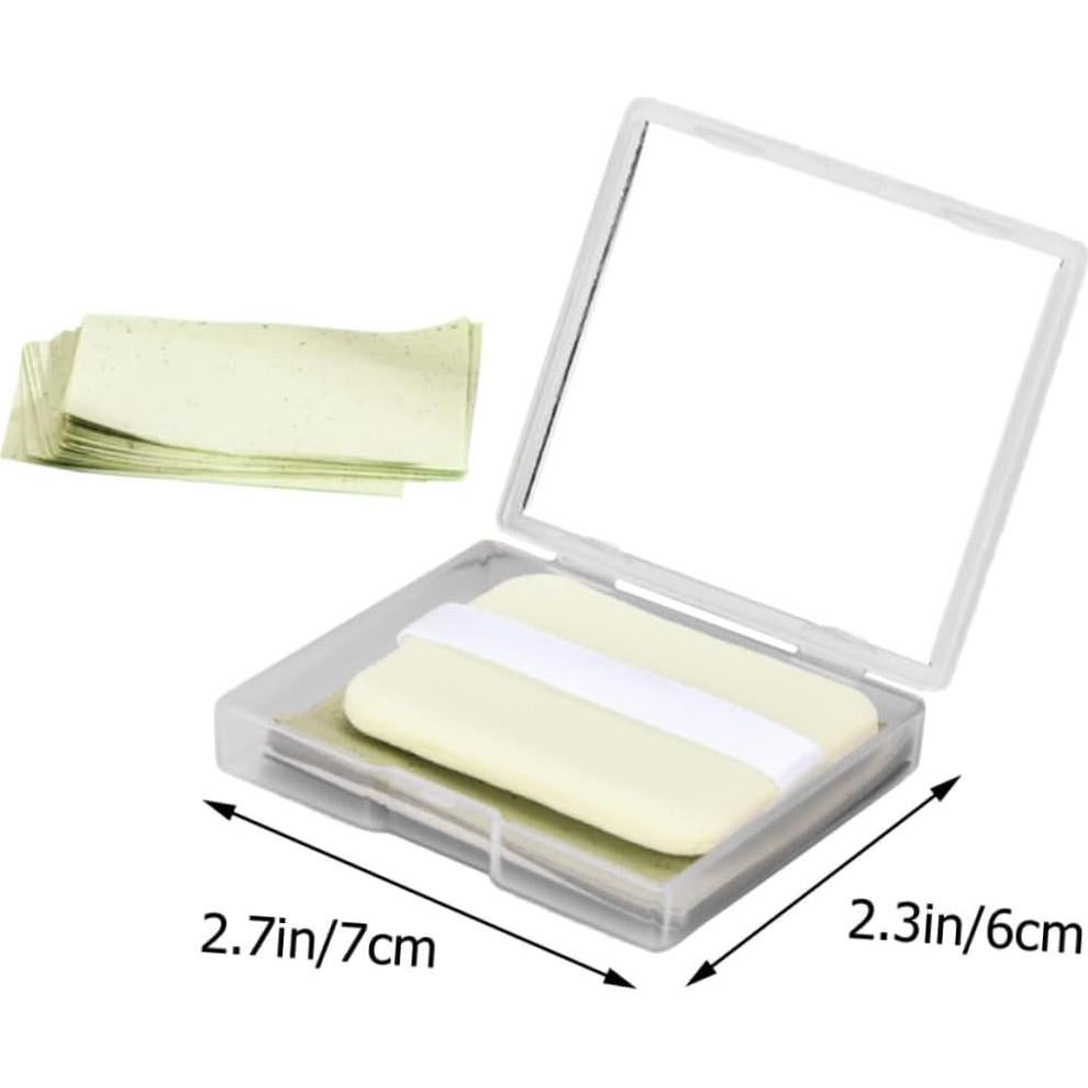 Hojas Absorbentes de Aceite Facial LALADEFIEE 100 Unidades