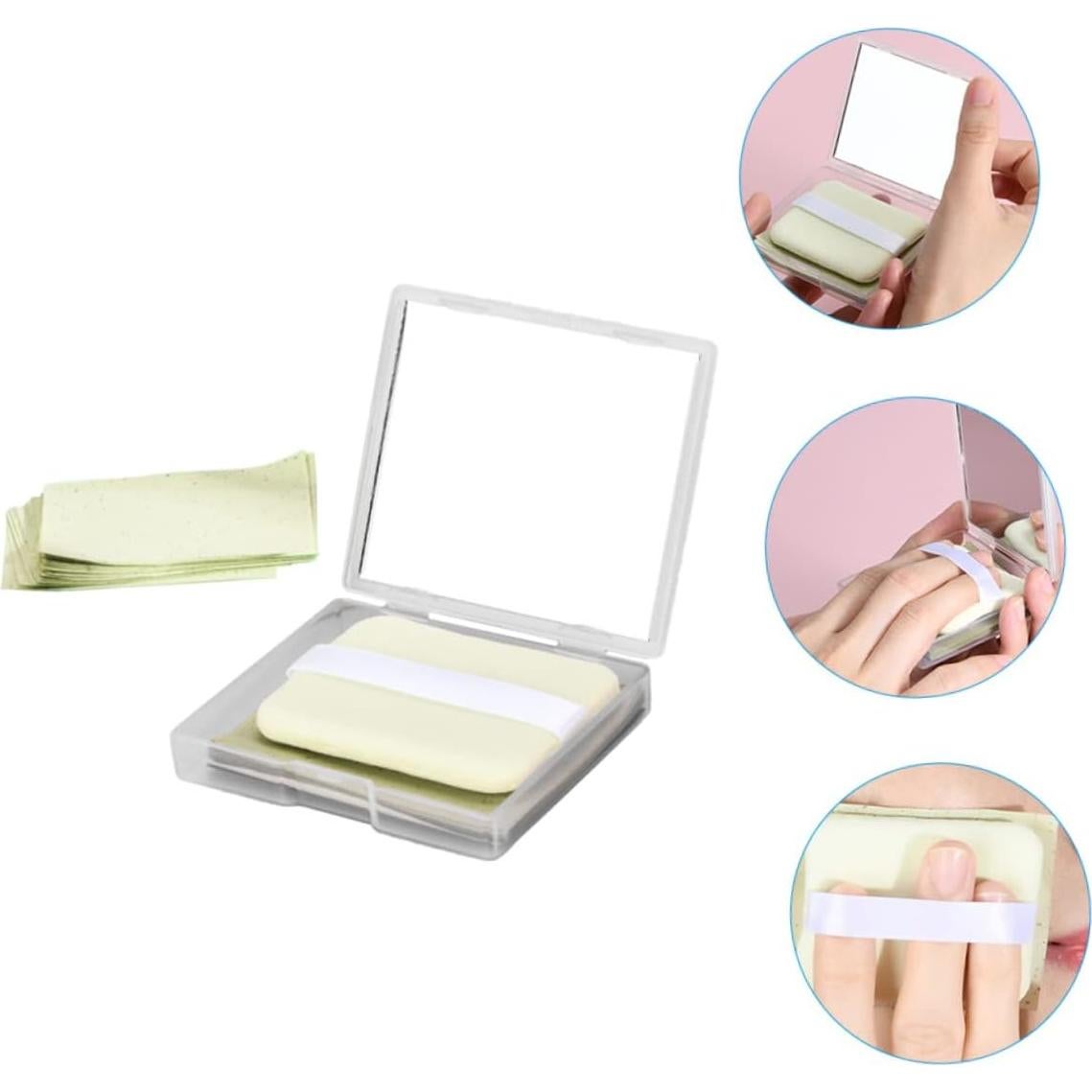 Hojas Absorbentes de Aceite Facial LALADEFIEE 100 Unidades