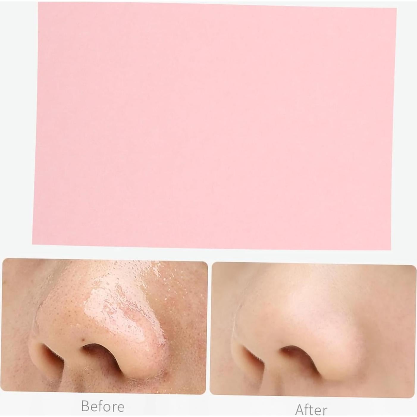300 Hojas Absorbentes de Aceite Facial Ipetboom Rosa Viaje