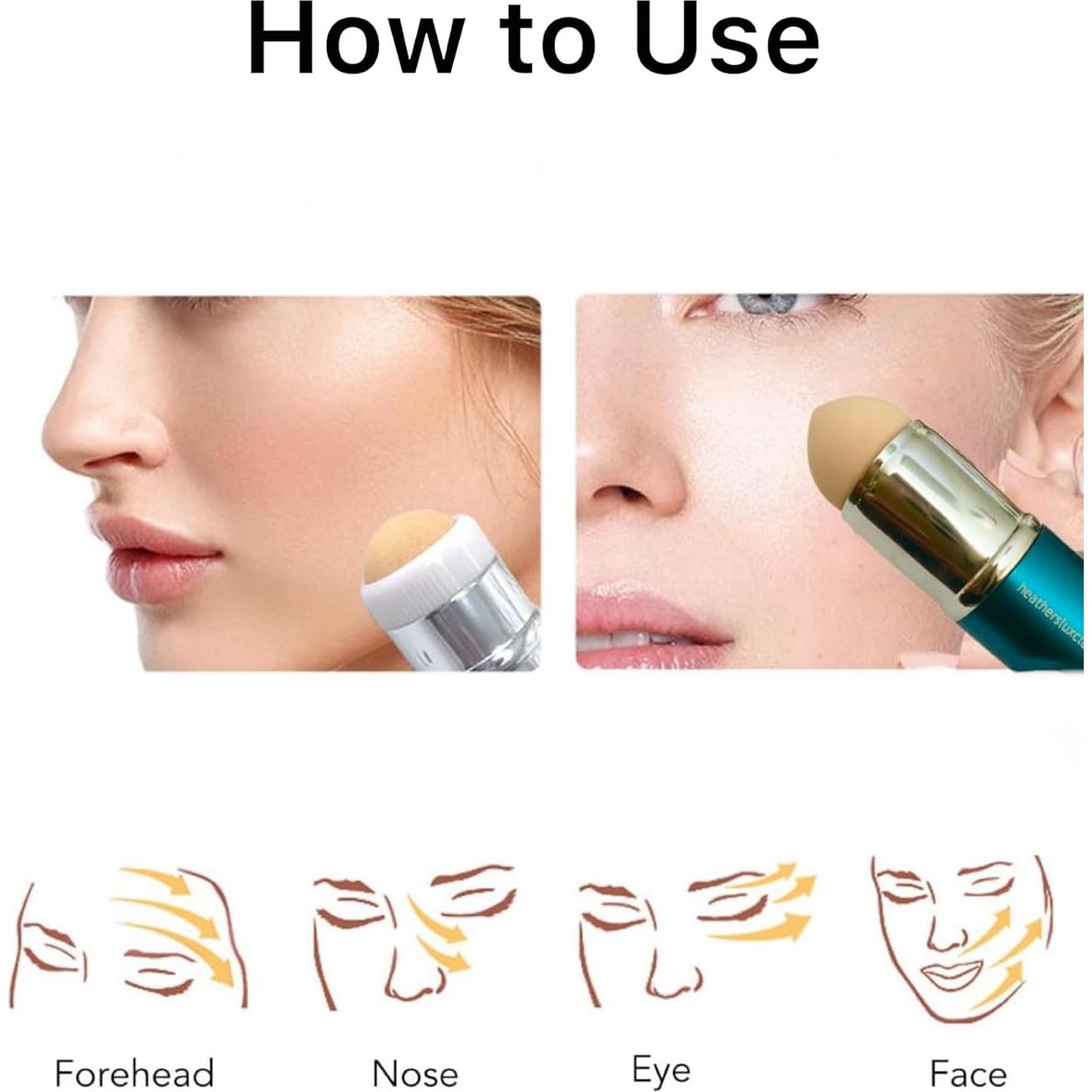 Rodillo Facial LUX de HEATHER, Piedra Volcánica 2 en 1 para Piel Grasa