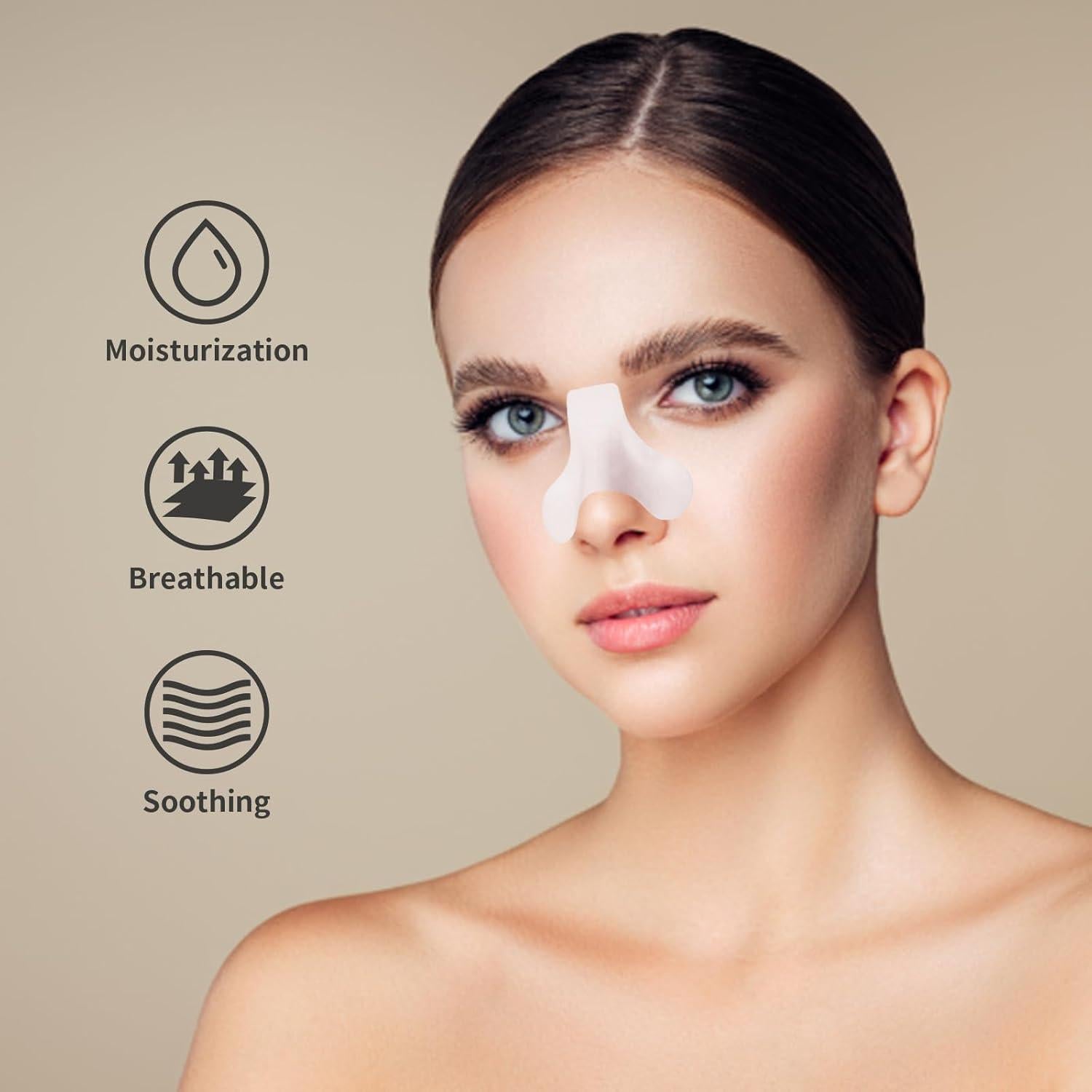 Hojas de Máscara Desechables MoyRetty 100 Unidades para Cuidado Facial