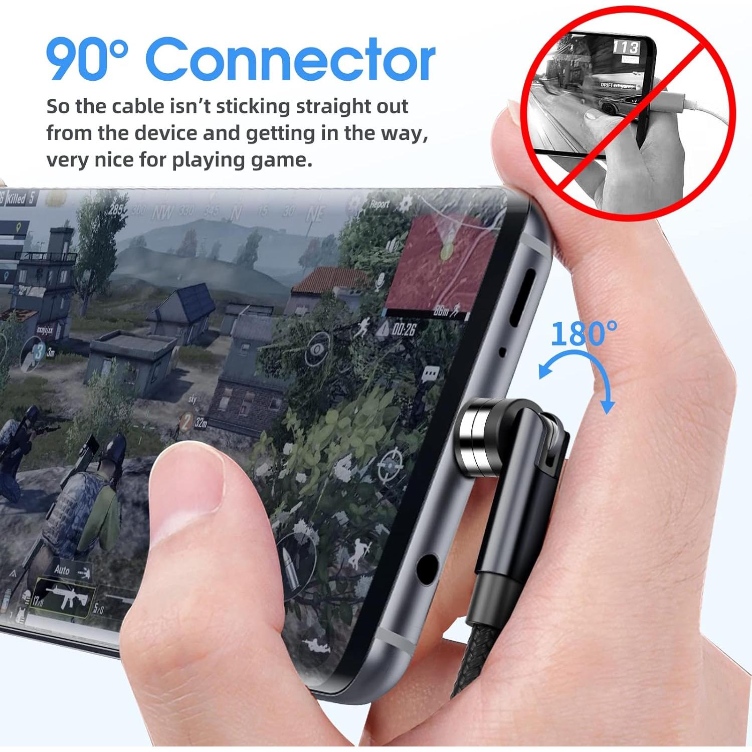 Cable de Carga Magnético 3 en 1 Ankndo - 6 Pack, 0.91m a 3.05m