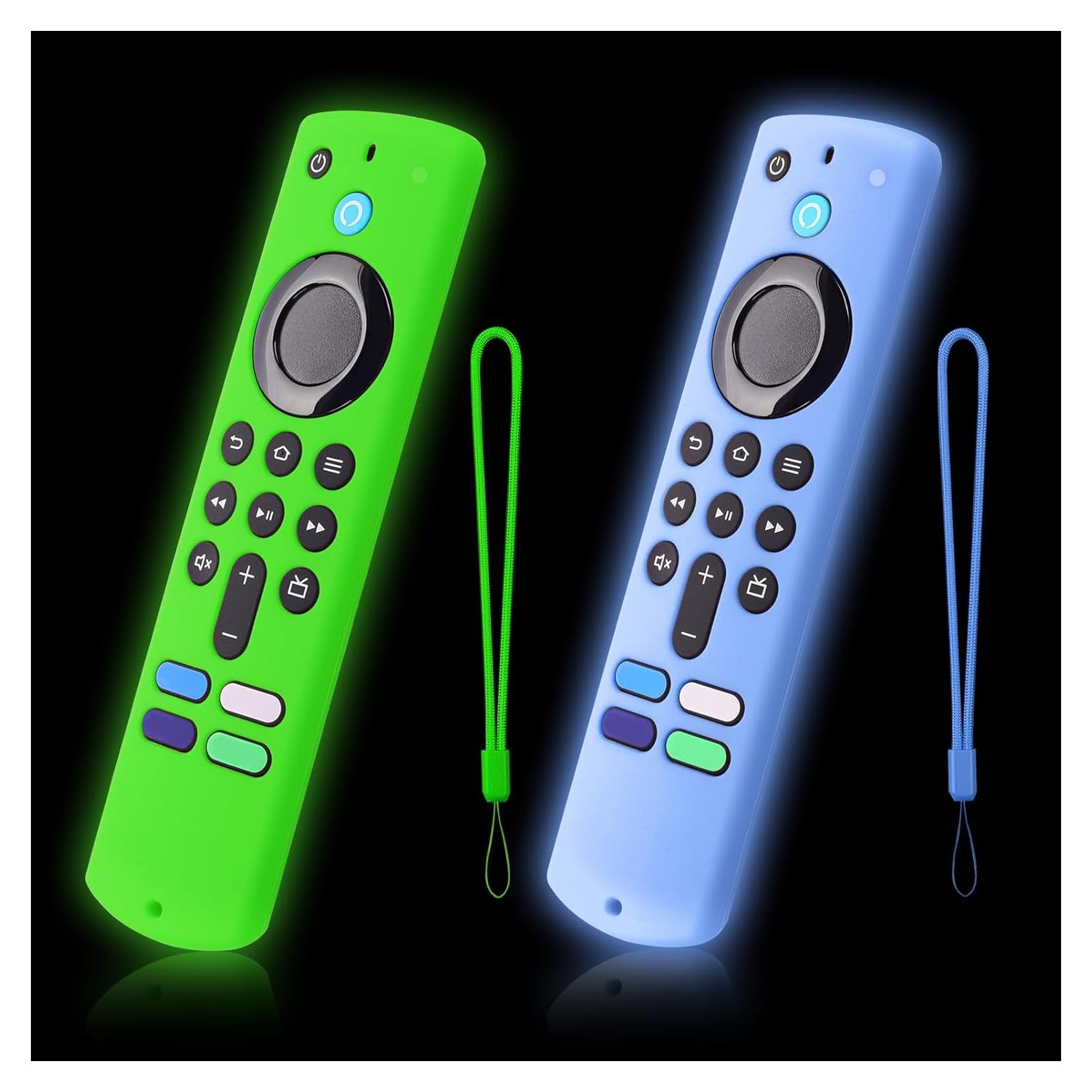 Funda Remota Brillante Verde y Azul para Lenovo FireTV Stick